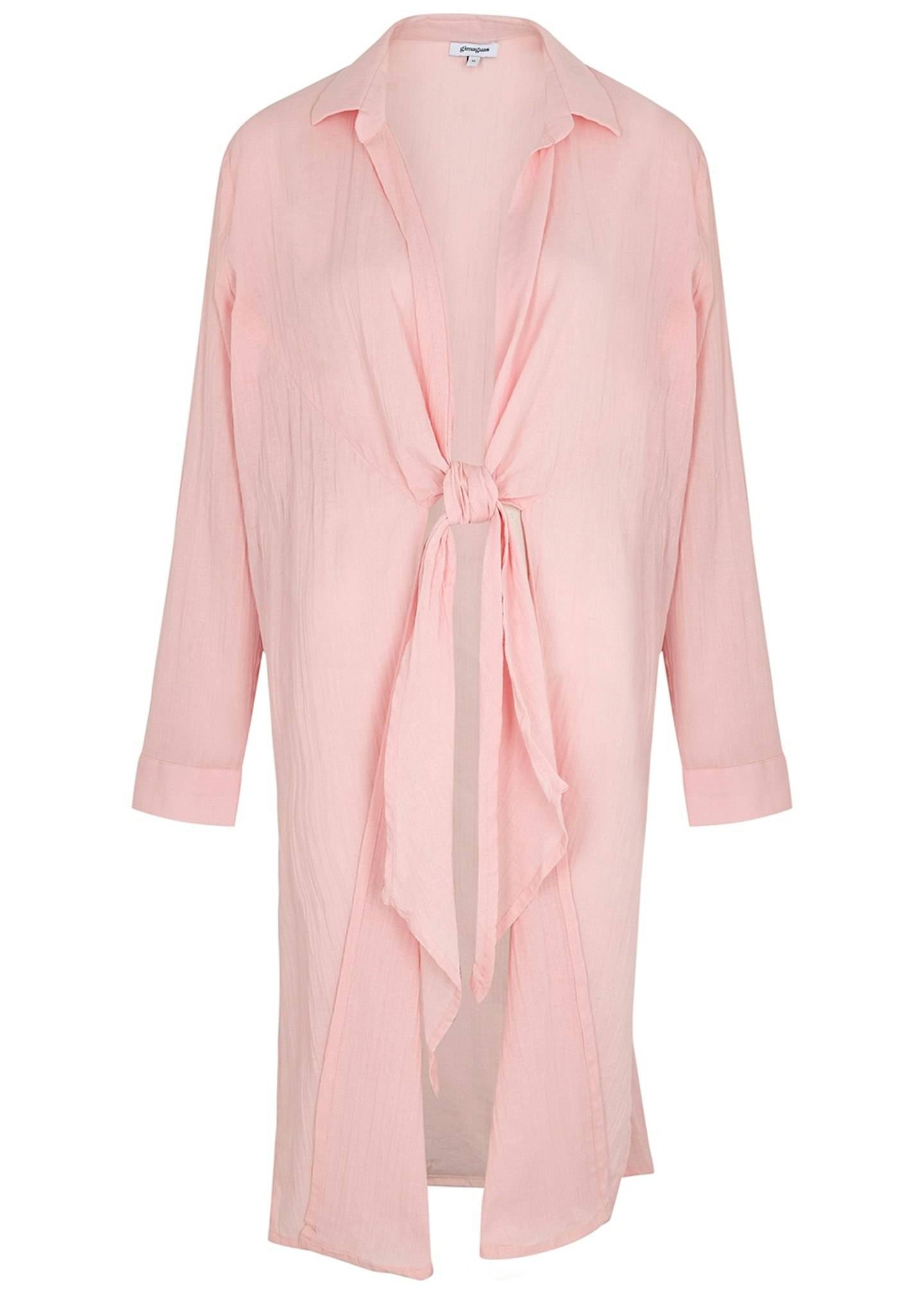 Gimaguas, Ma'am Pink Cotton Gauze Shirt Dress, £75