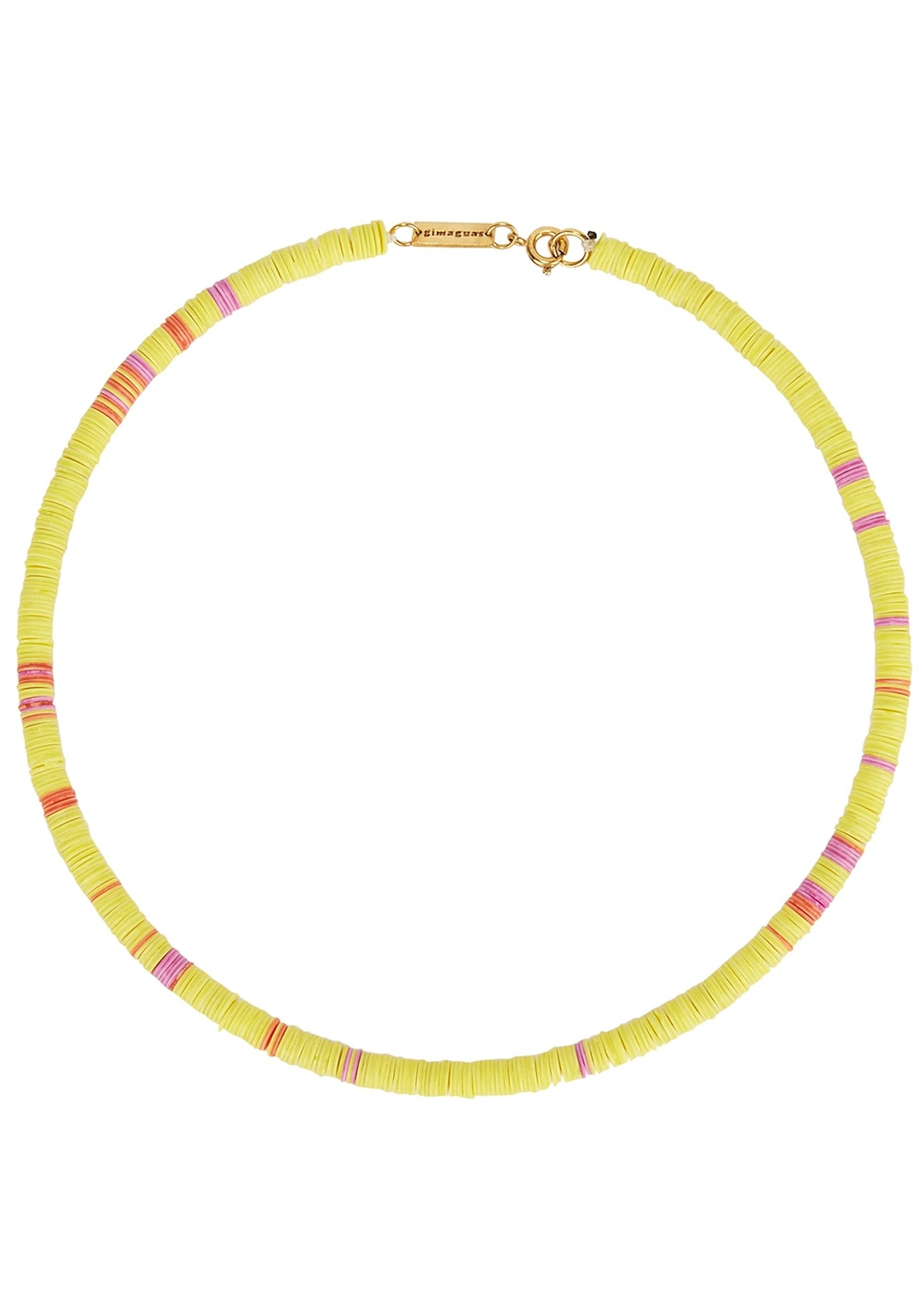 Gimaguas, Pukas Yellow Beaded Necklace, £45