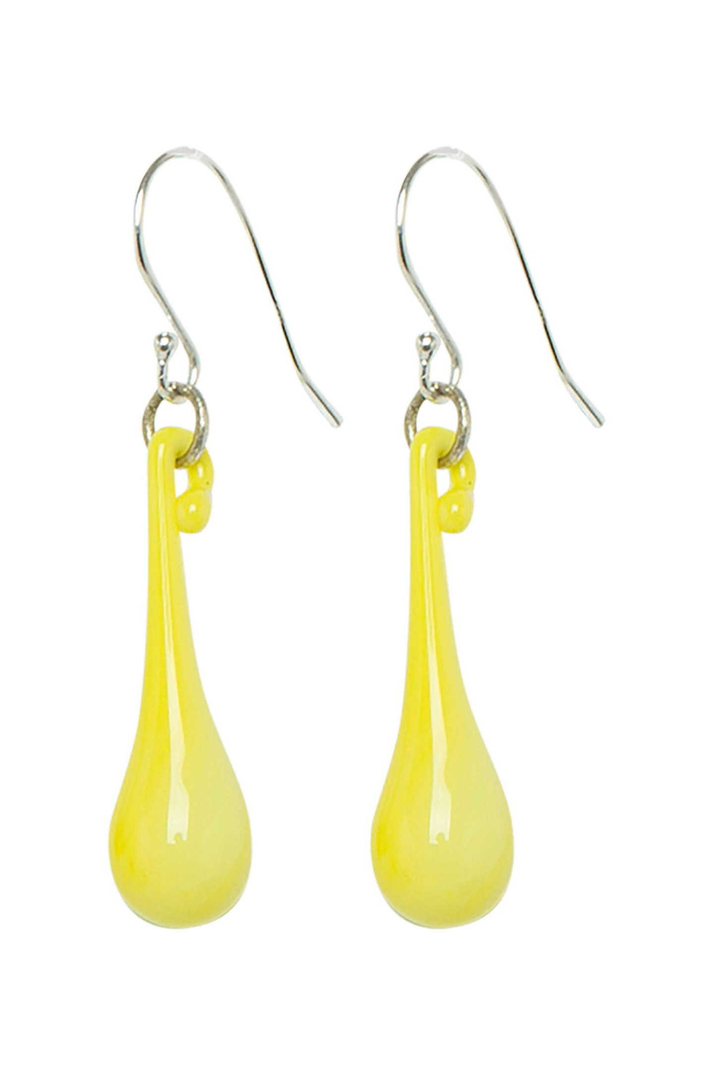Gimaguas, Glass Yellow Drop Earrings, £82