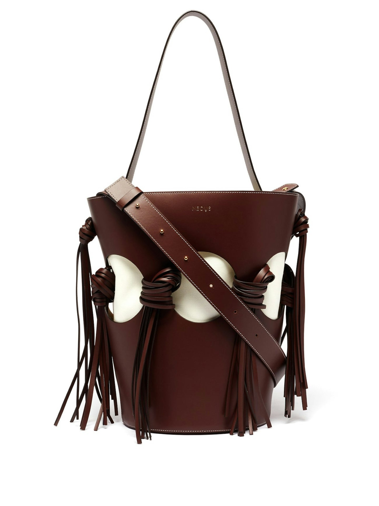 Neous, Venus Cut-Out Leather Bucket Bag, WAS £675 NOW £337