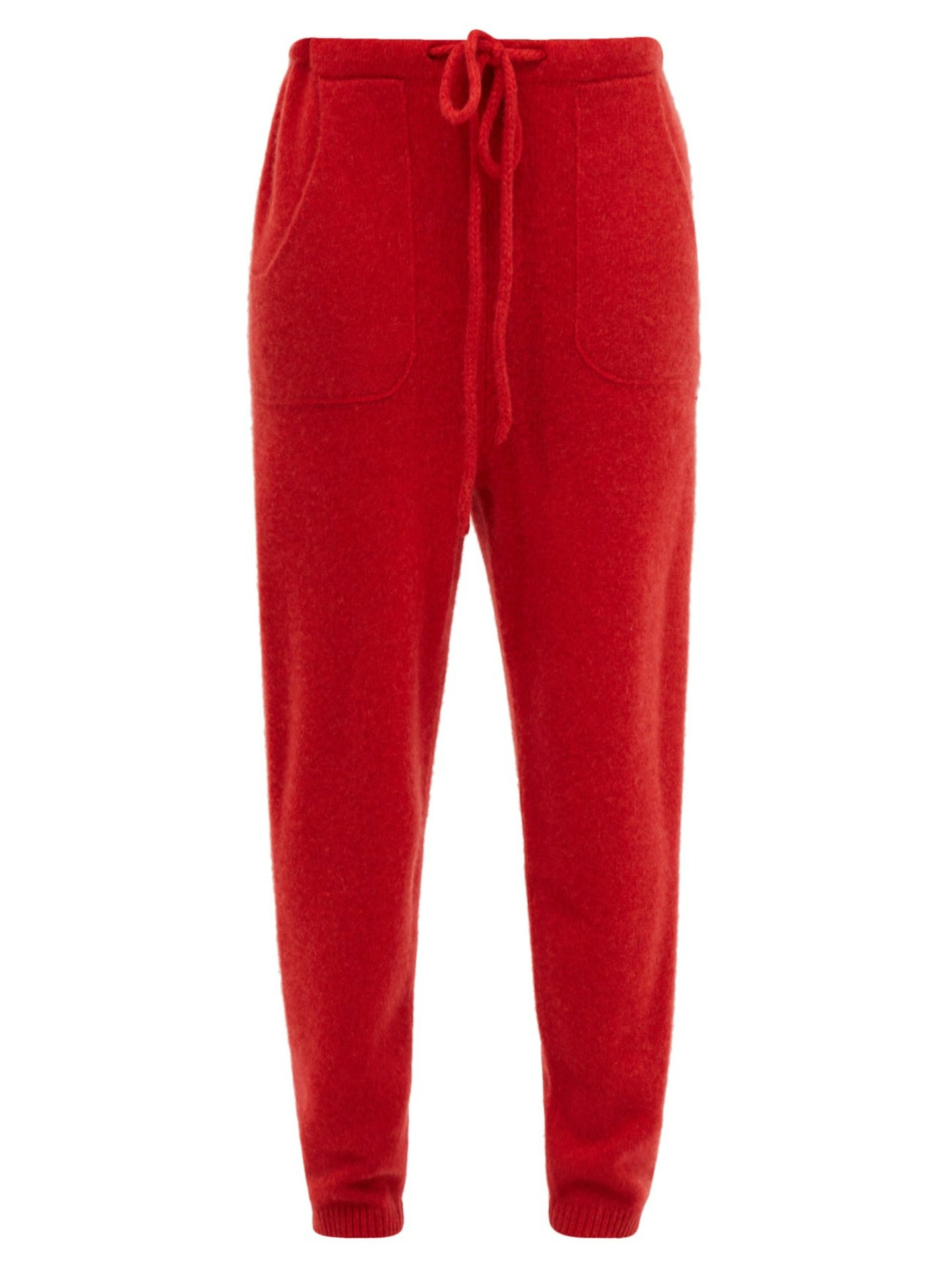 The Elder Statesman, Drawstring-Waist Cashmere Track Pants, WAS £855 NOW £427