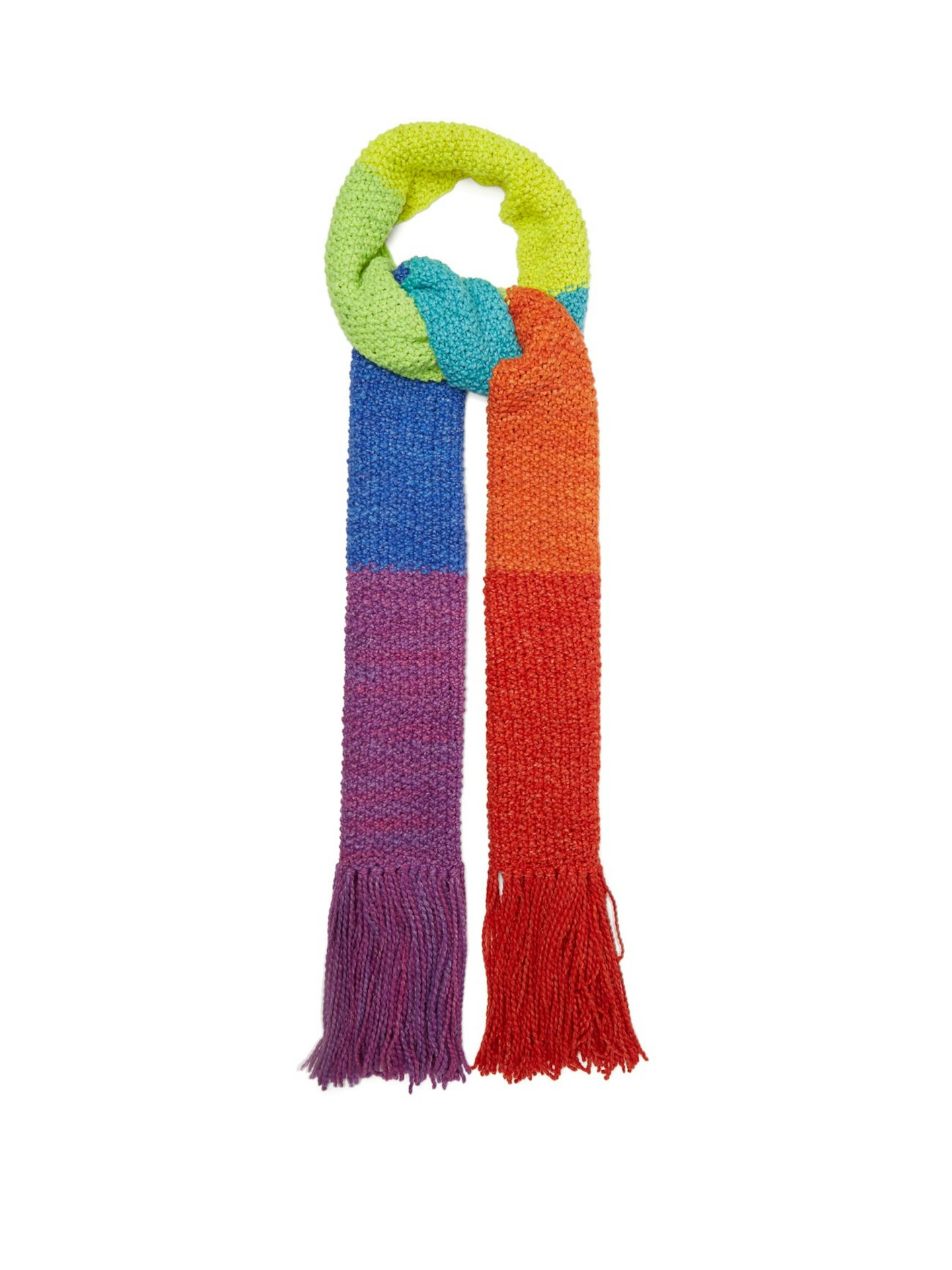 Aessai, La Paz Extra-Long Merino Wool-Blend Scarf, WAS £308 NOW £92