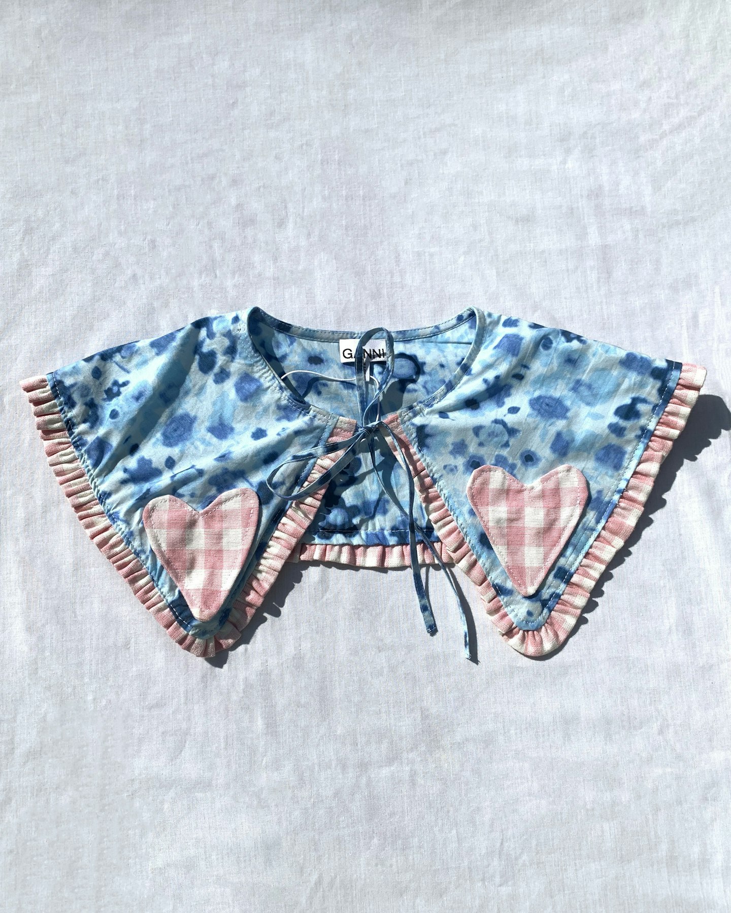 @jammyspoon, Blue Floral Collar, £65