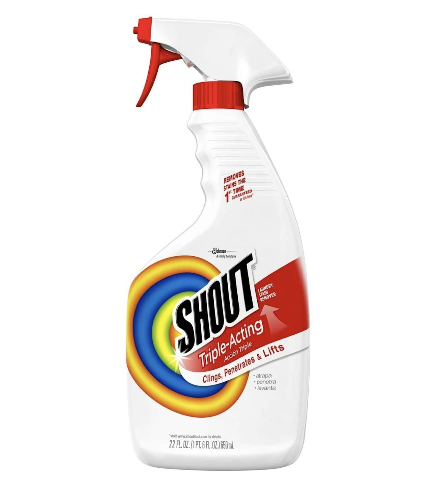 Shout Laundry Stain Remover Trigger Spray - Pack of Three