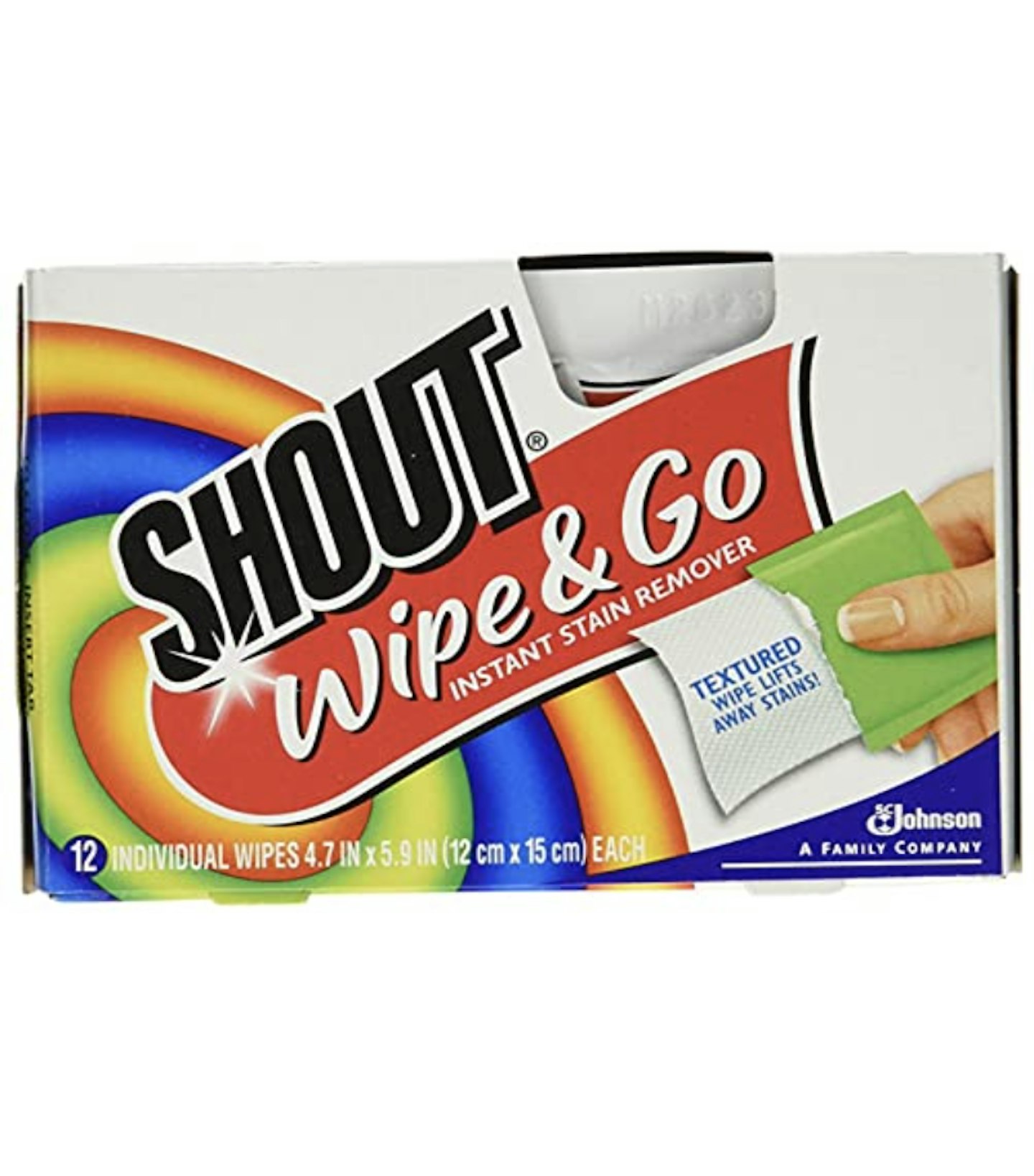 Shout Stain Remover Wipes - Pack of Three