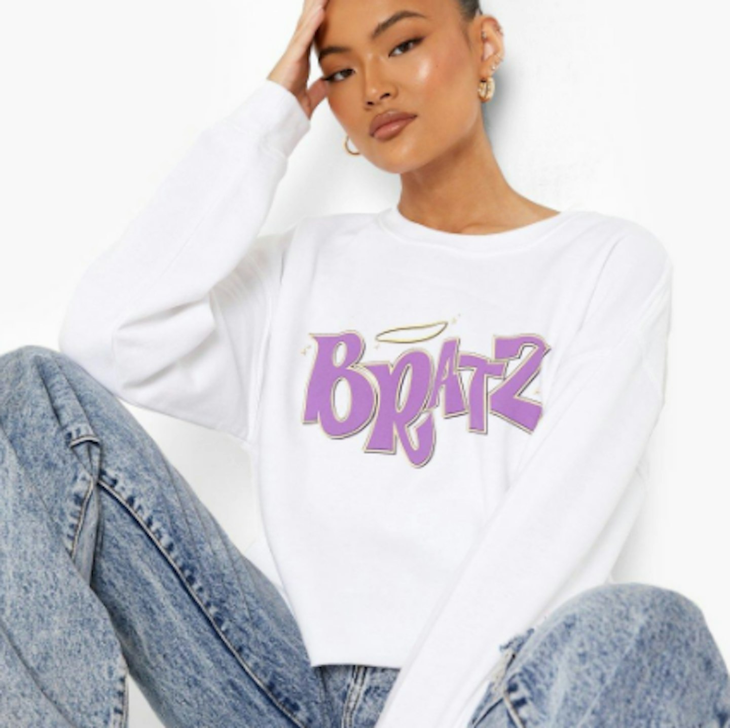 Bratz License Print Cropped Sweatshirt