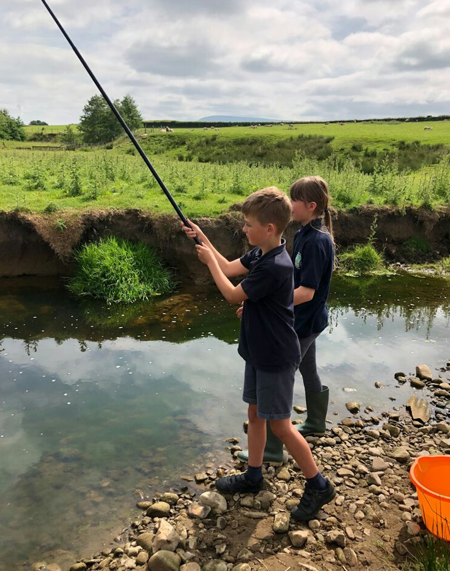 Ribble Valley School fishing 