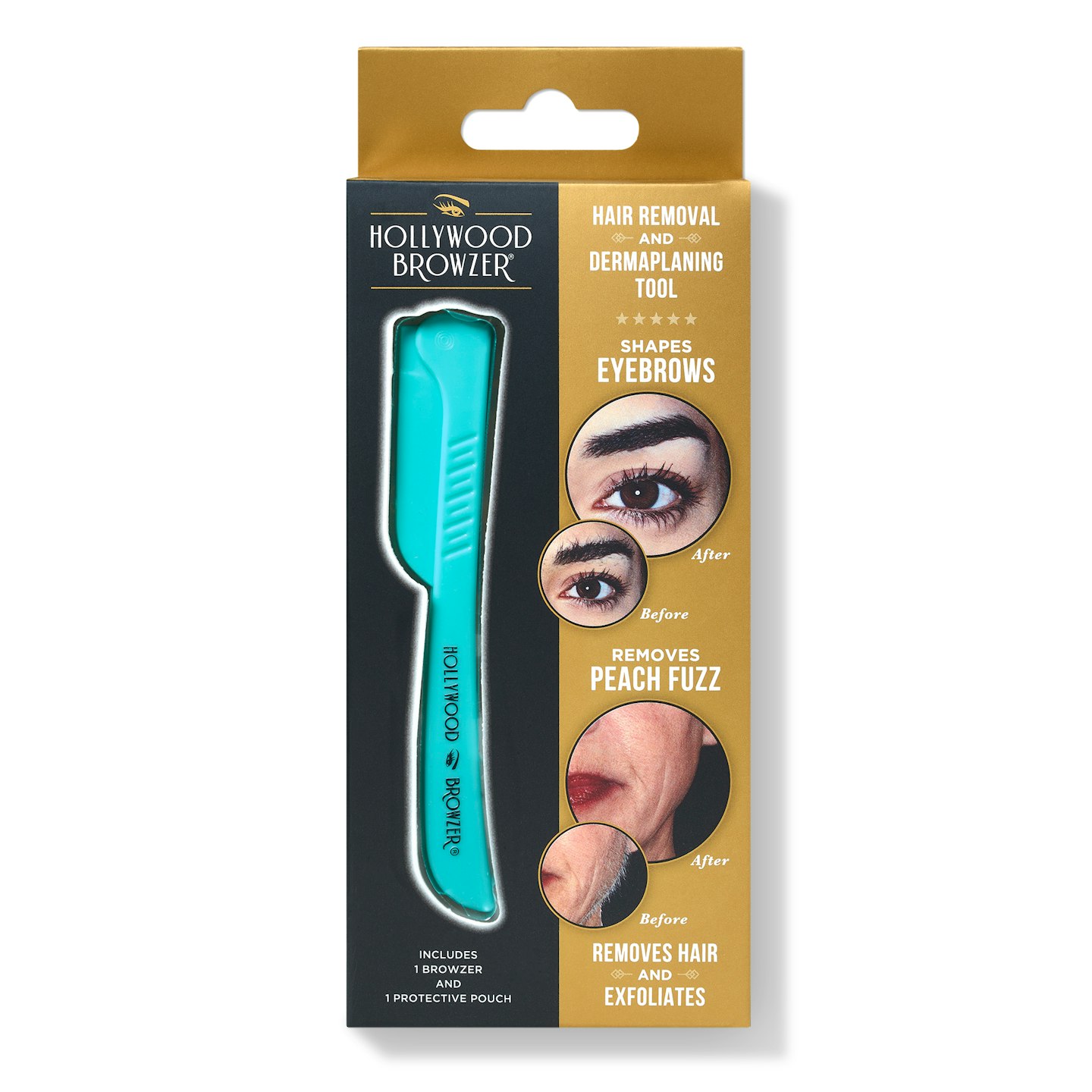 Hollywood Browzer Hollywood Browzer Dermaplaner In Turquoise Full Size