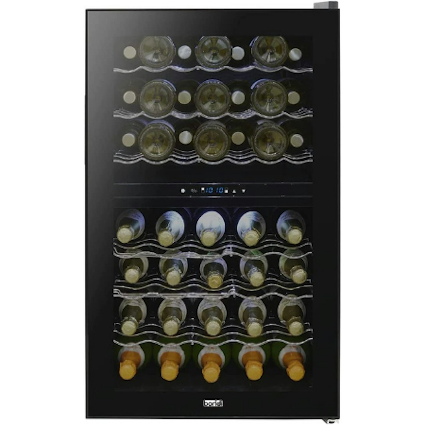 Baridi 43 Bottle Dual Zone Wine Cooler