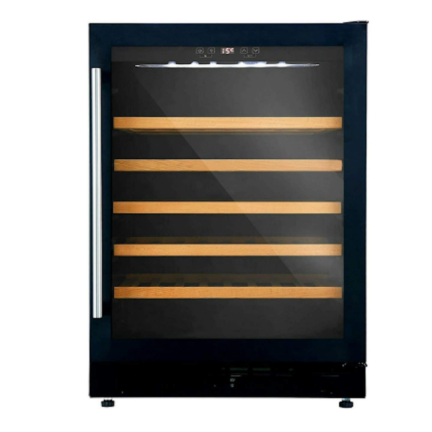 Cookology CWC601BK Black Glass 60cm Wine Cooler