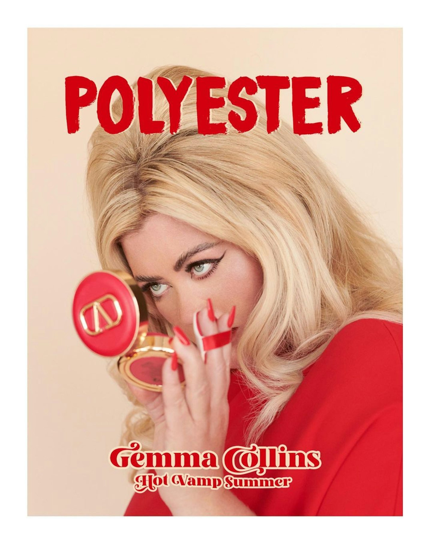 Gemma Collins on the cover of Polyester 