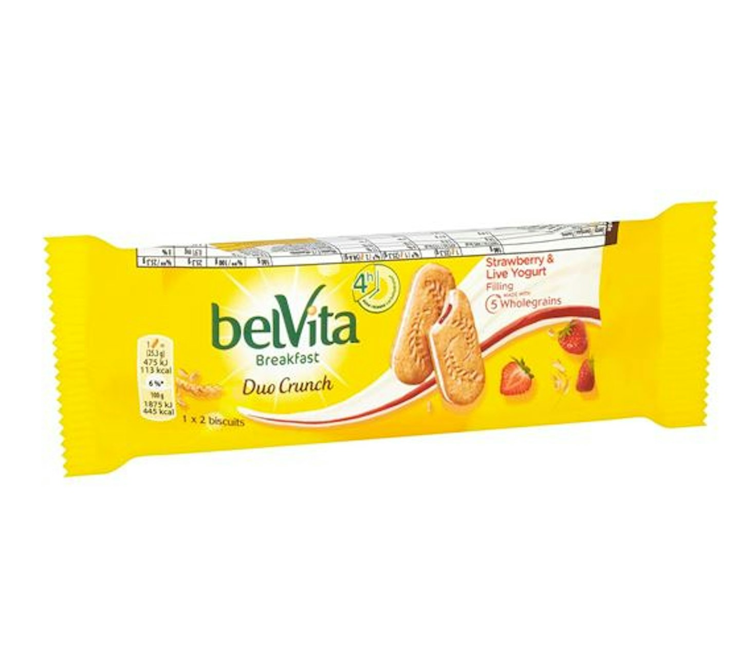 Belvita Duo Crunch Strawberry and Live Yogurt Breakfast Biscuits