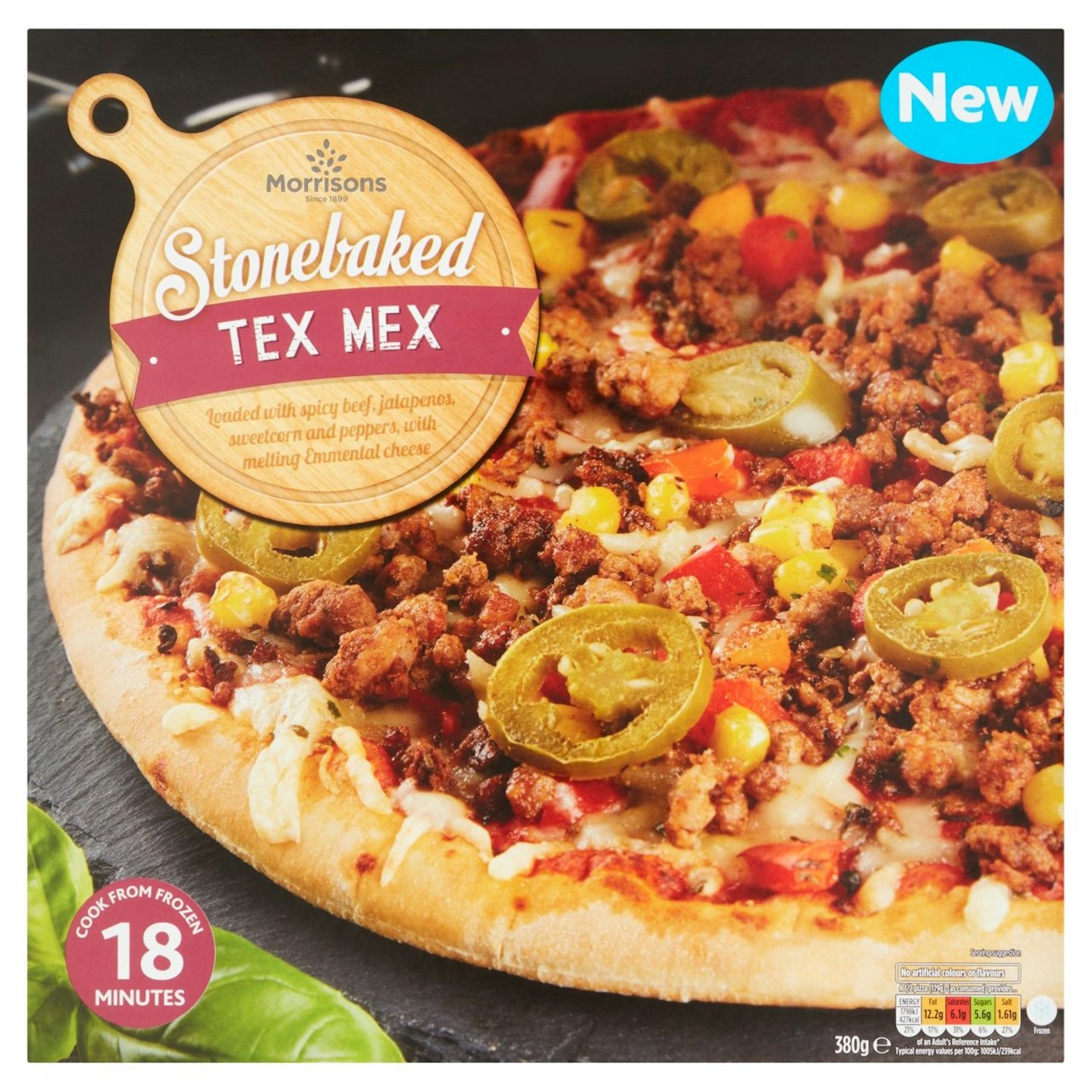 Morrisons Tex Mex Stonebake Pizza