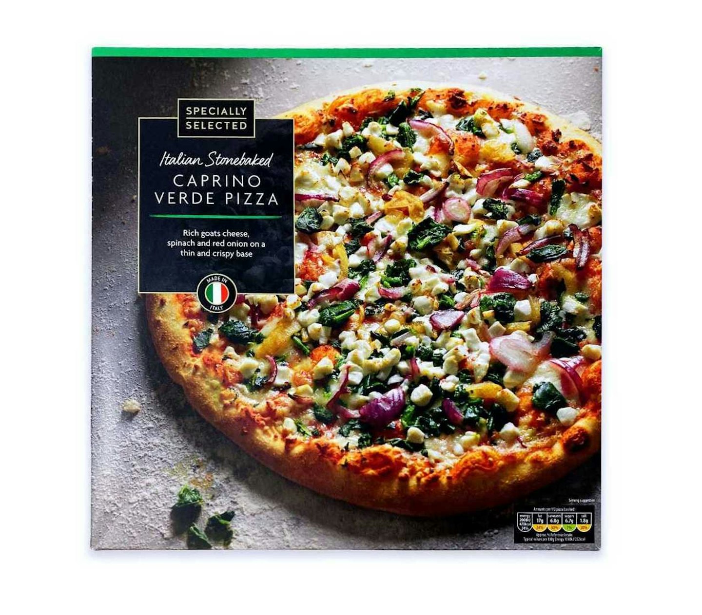 Stone Baked Pizza Caprino Verde