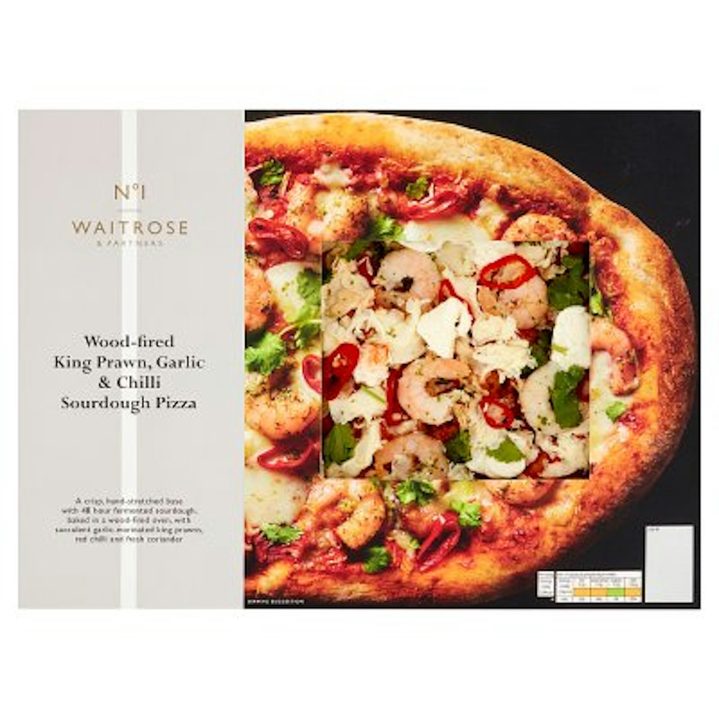 No.1 King Prawn, Garlic & Chilli Sourdough Pizza