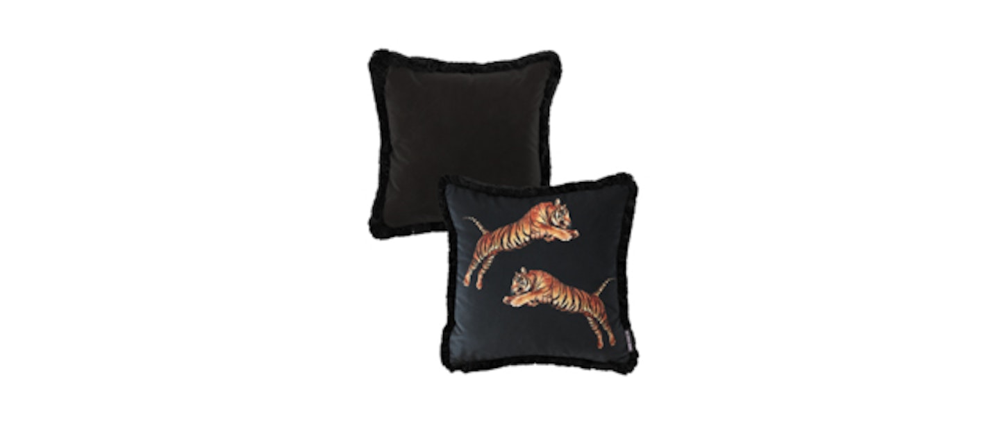 Pouncing Tigers Scatter Cushion