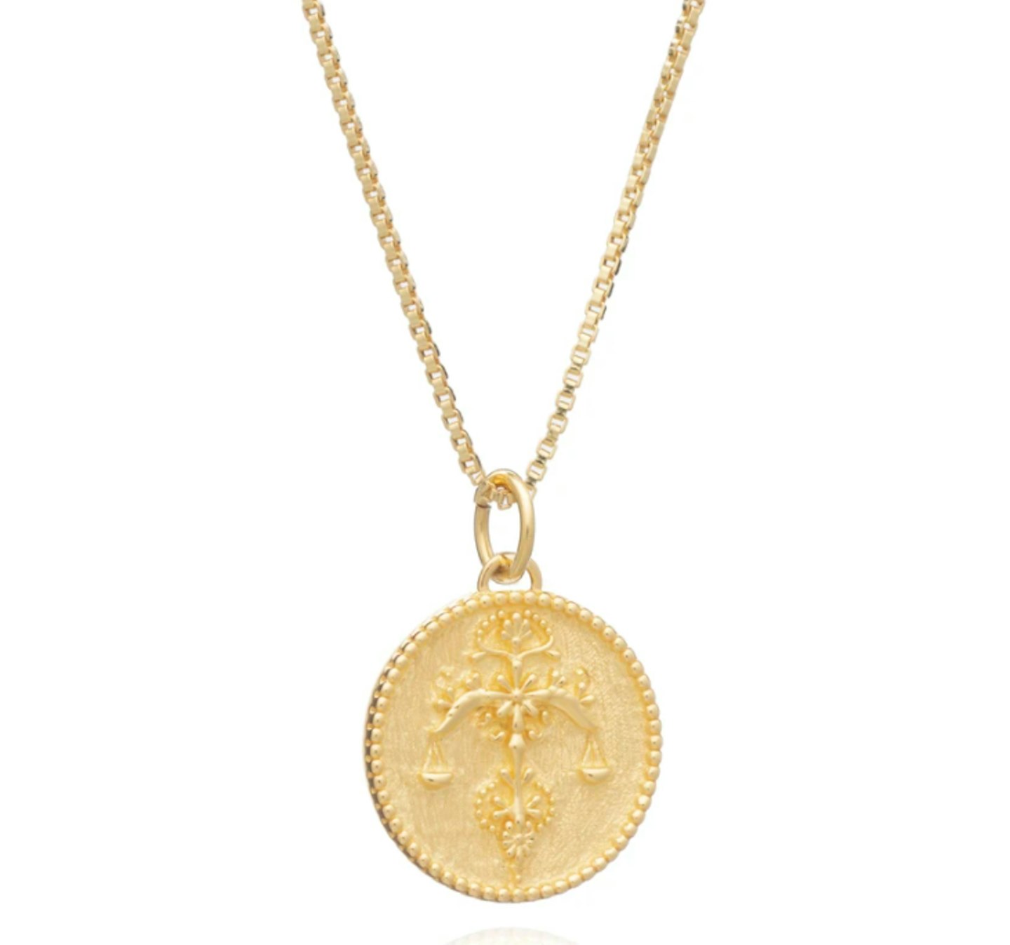 Rachel Jackson, Zodiac Art Coin Necklace, £65