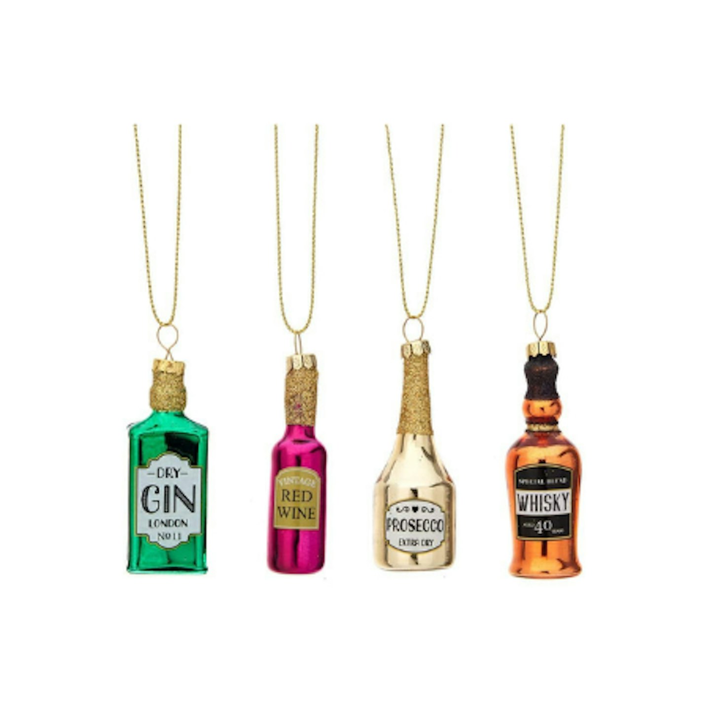 Sass & Belle Christmas Cheer Shaped Baubles