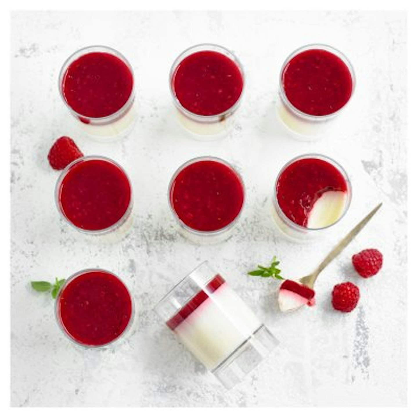 No.1 Raspberry Panna Cotta