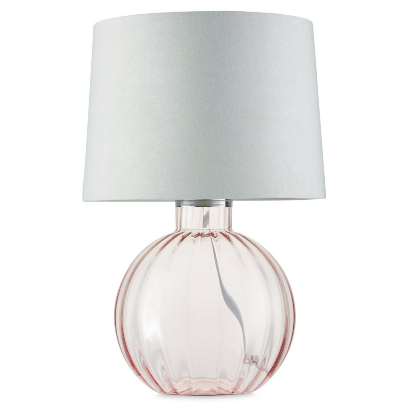 Kirkton House Pink Glass Lamp