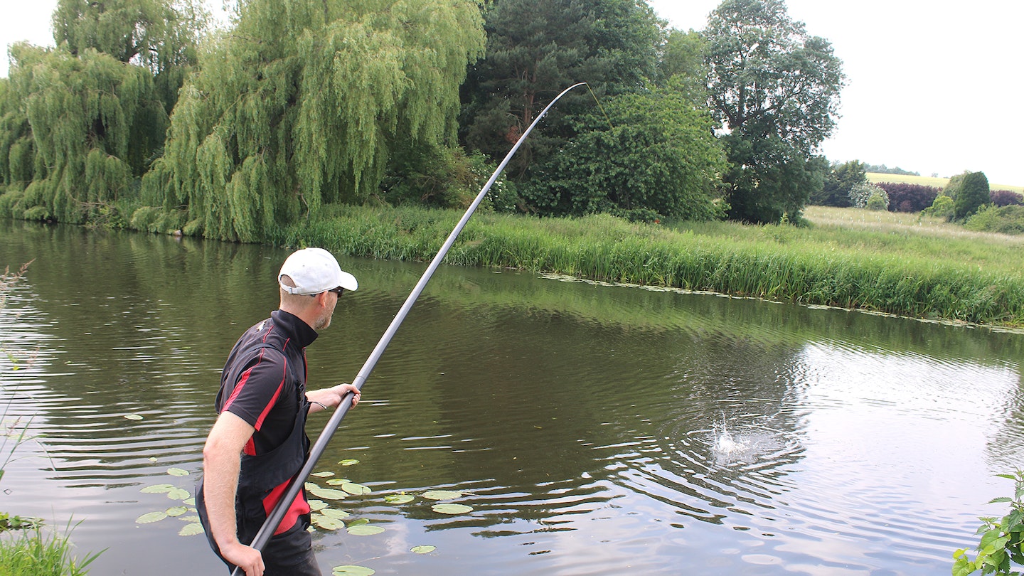 How to catch big fish from rivers on the pole