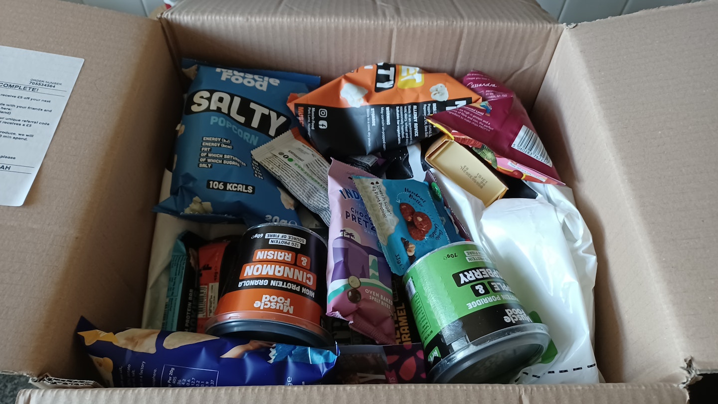 MuscleFood box delivery