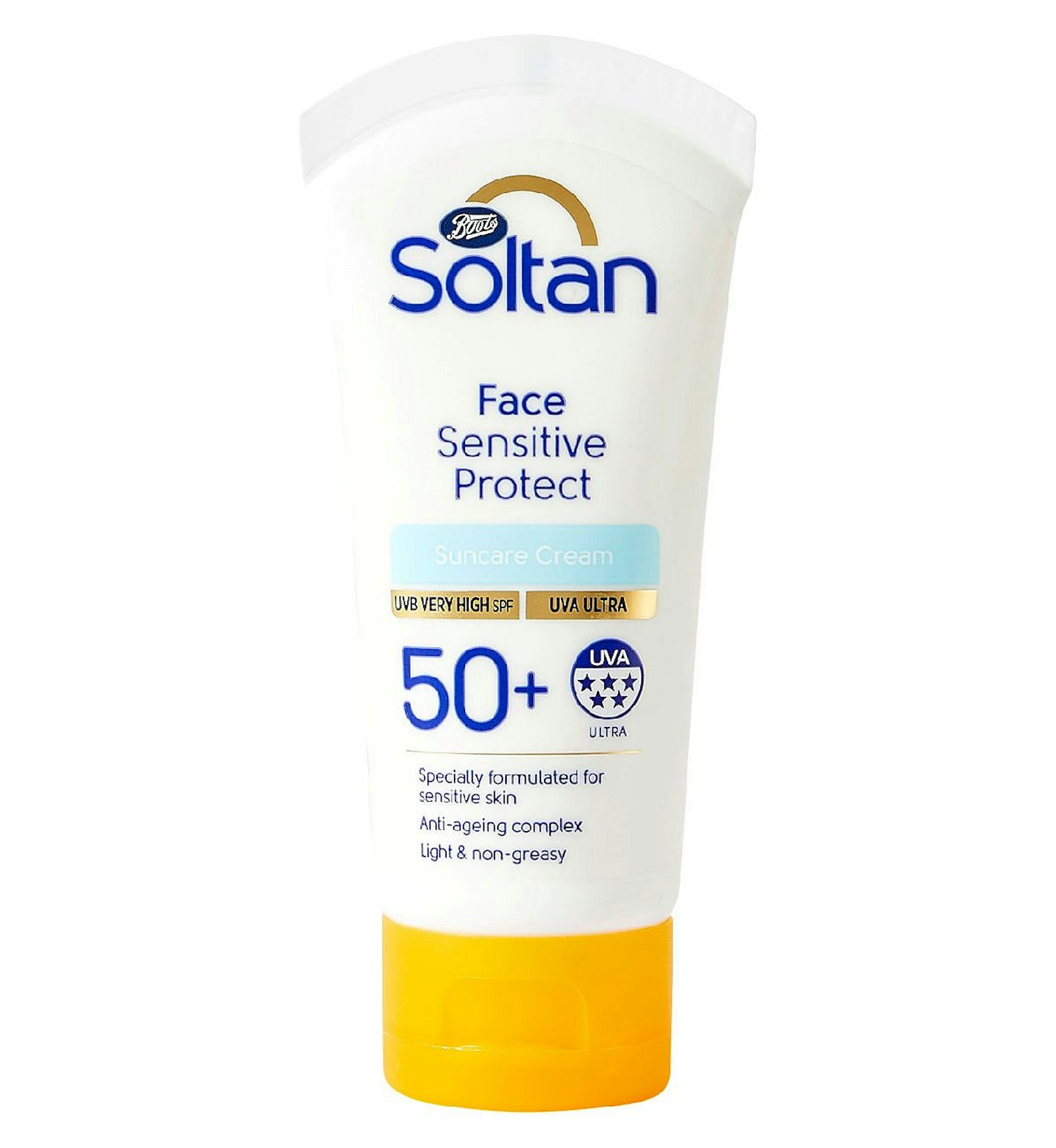 Soltan Sensitive Face Cream SPF 50+, £6.50
