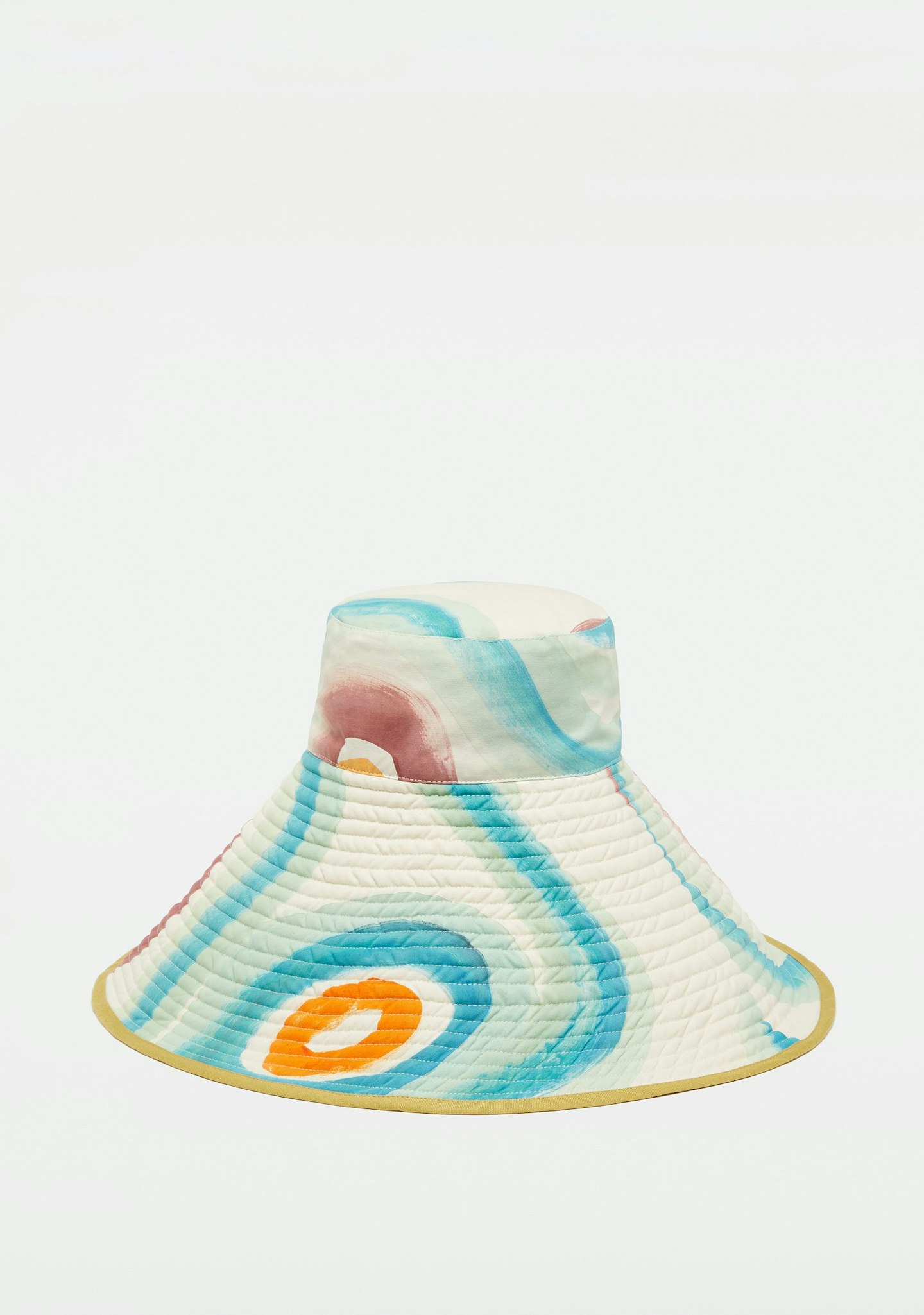 Romualda, Boa Handmade Linen Grande Hat, £155