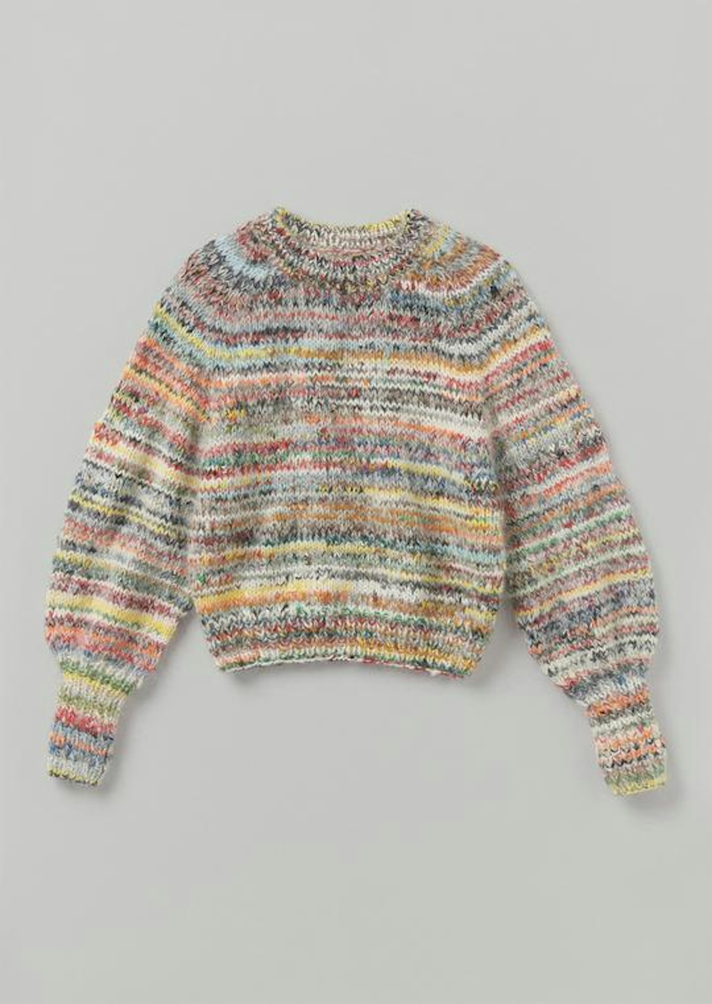 Toast, Remnant Yarn Hand-Knitted Sweater, £395