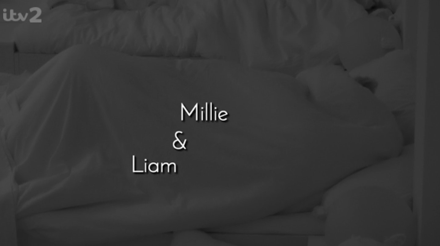 love island millie liam sleep together 