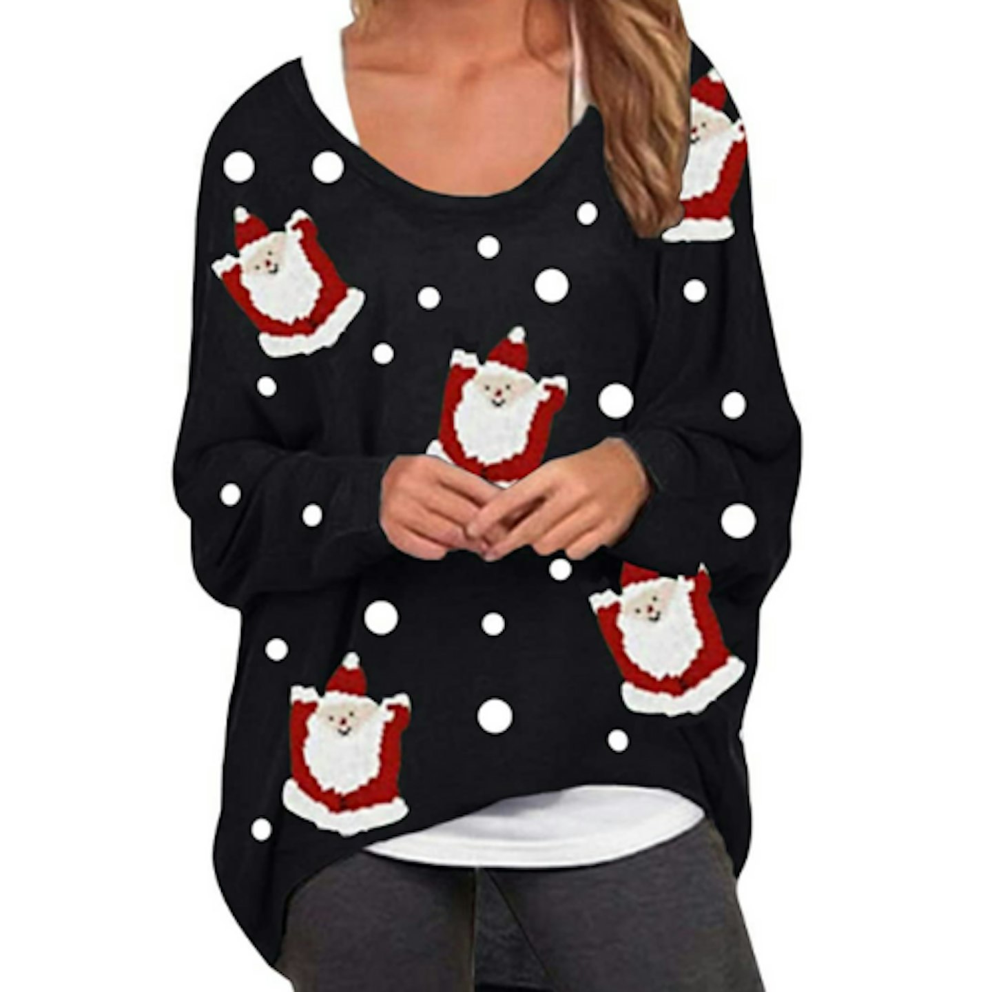 Women Batwing Long Sleeve Jumper
