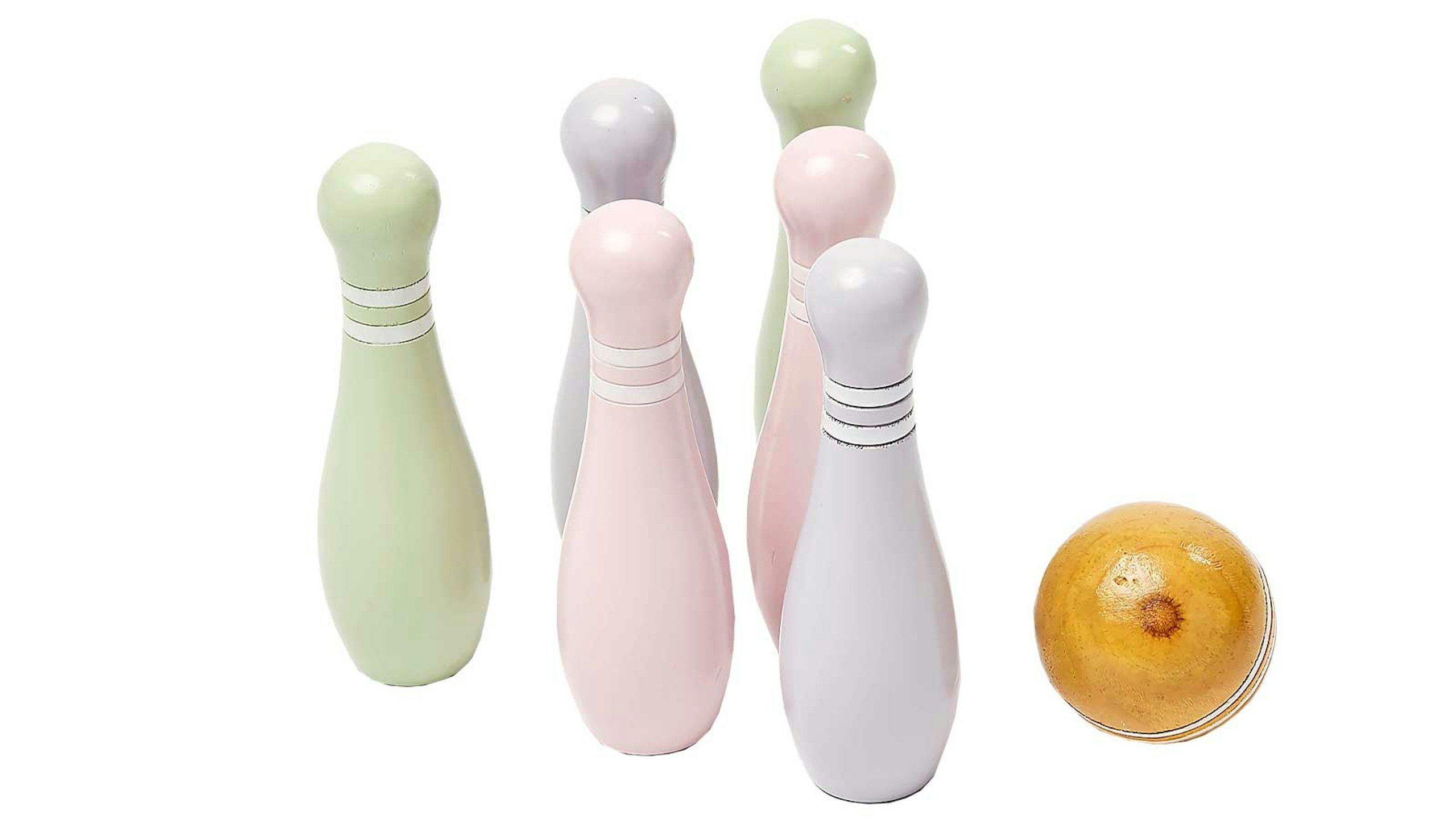 colourful garden skittles game