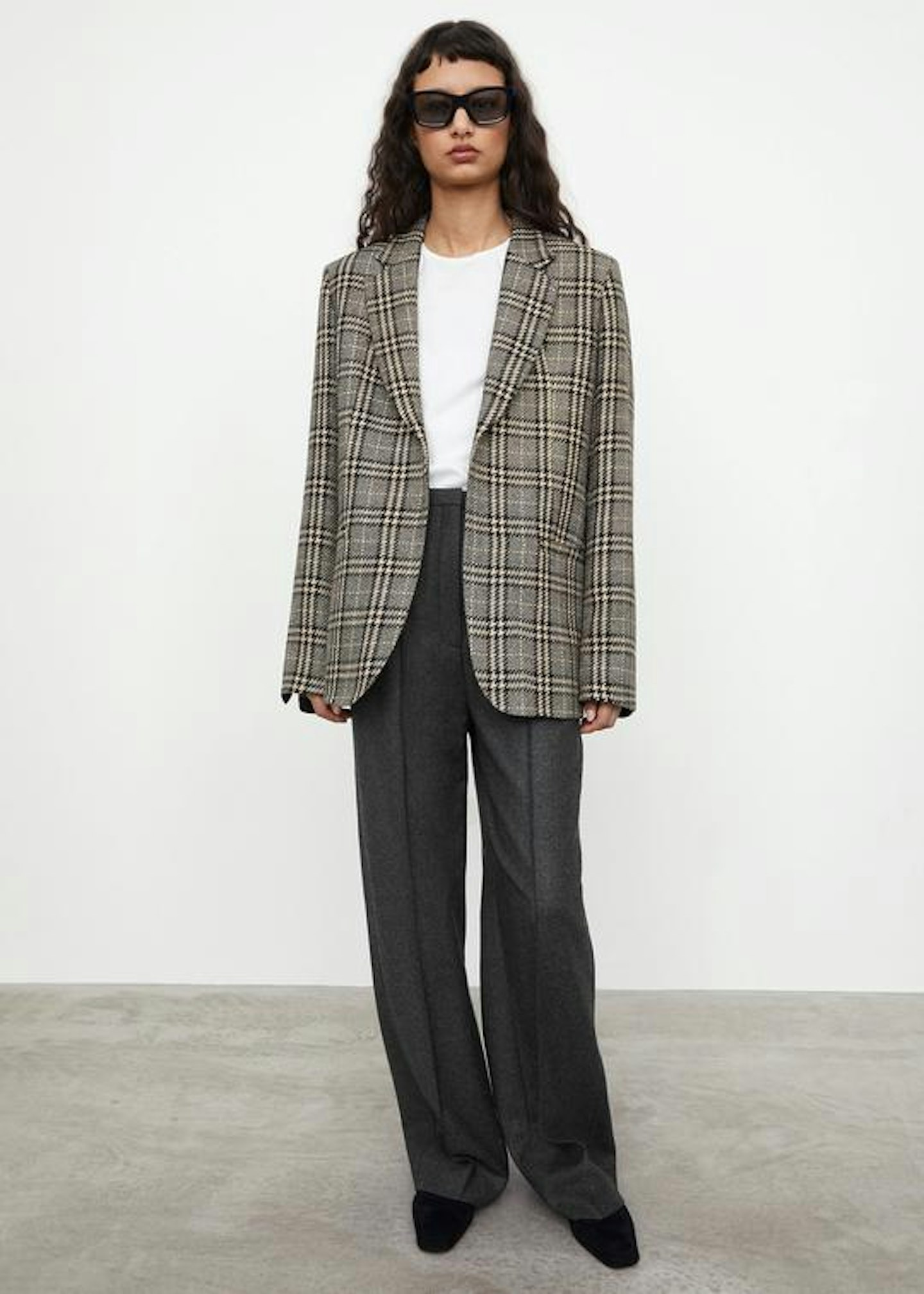 Totu00eame, Wide Lapel Blazer Check, £610