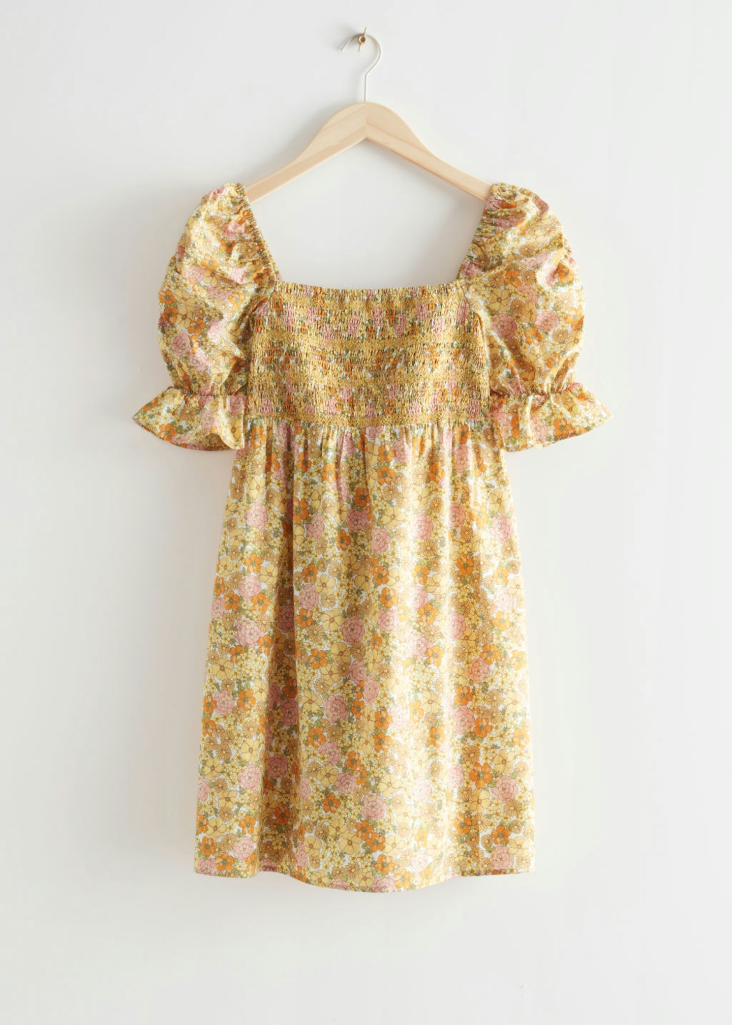 & Other Stories, Printed Puff Sleeve Mini Dress, £65