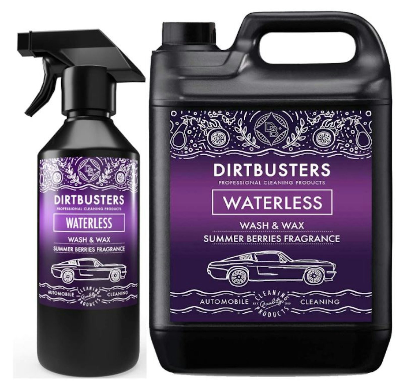 Dirtbusters Waterless Car Wash & Wax (500ml + 5L)