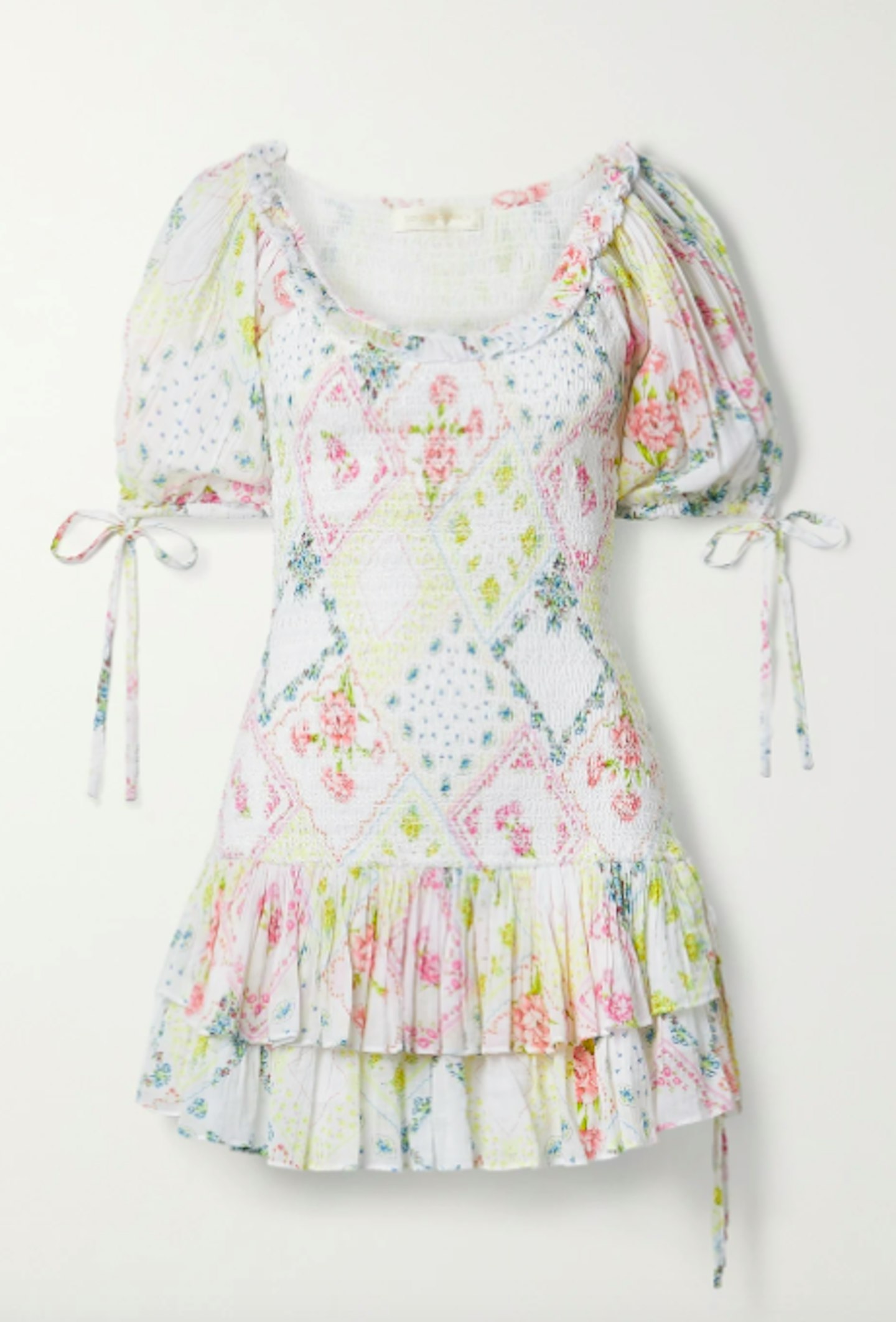 LoveShackFancy, Printed Mini Dress, £320.27