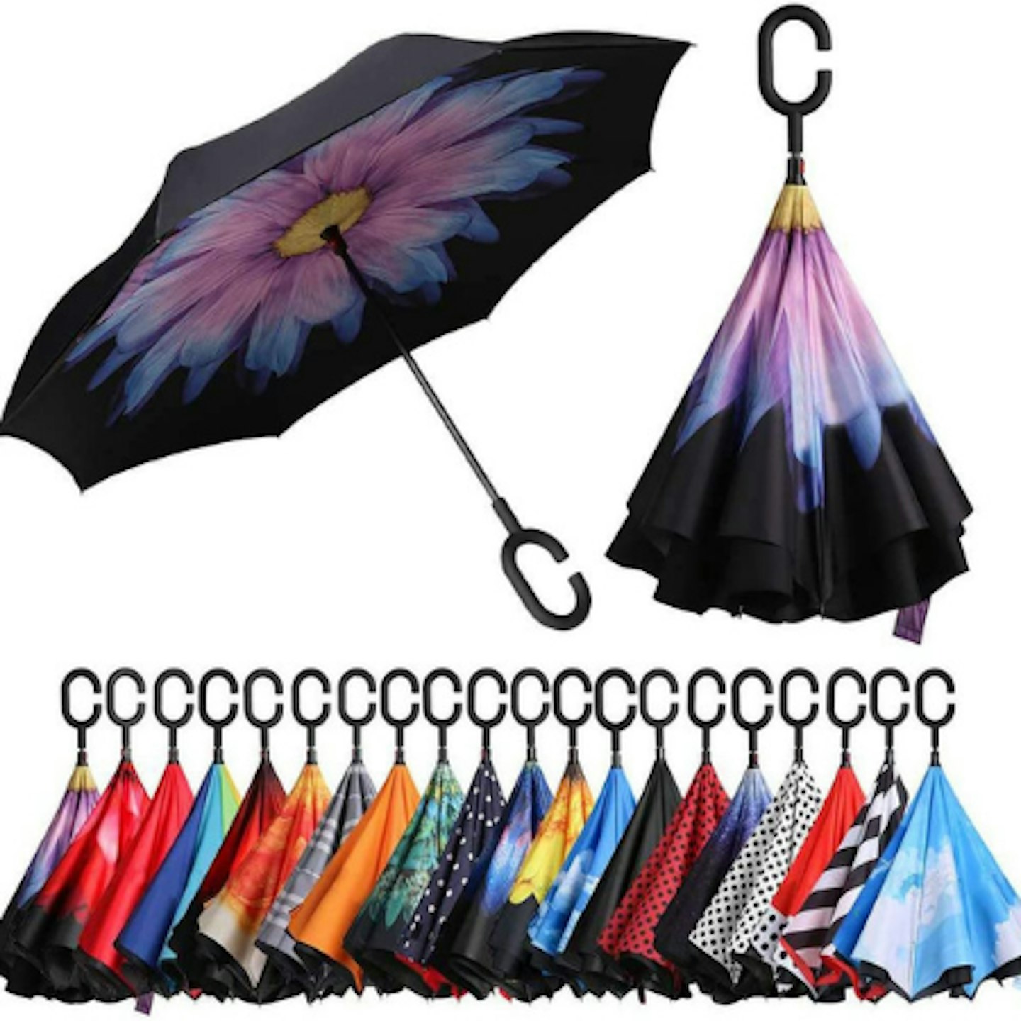 Eono Double Layer Inverted Umbrellas