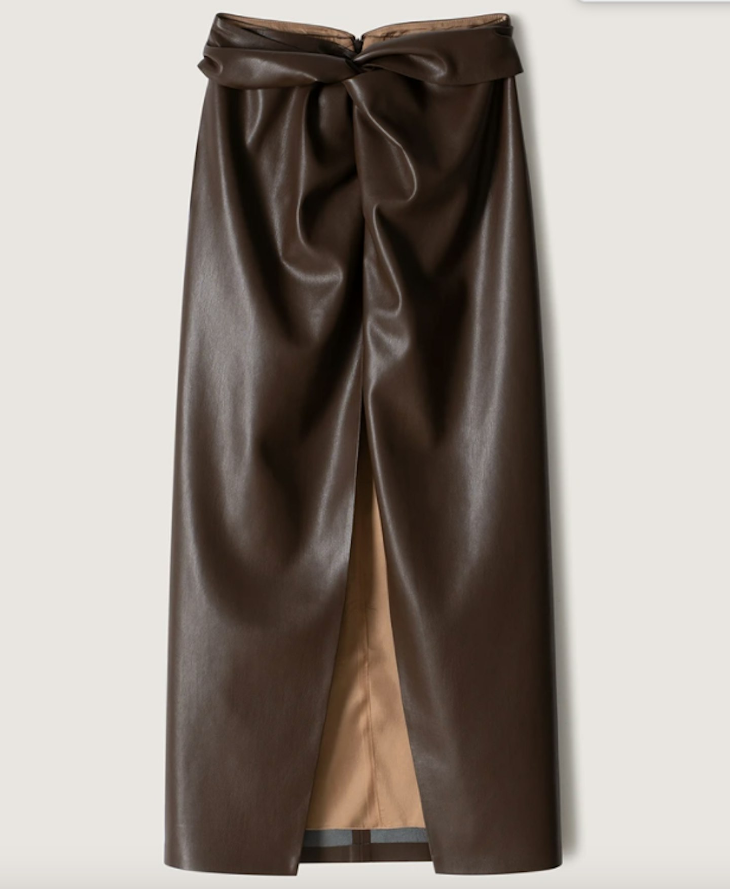 Nanushka, Vegan Leather Midi Skirt, £345