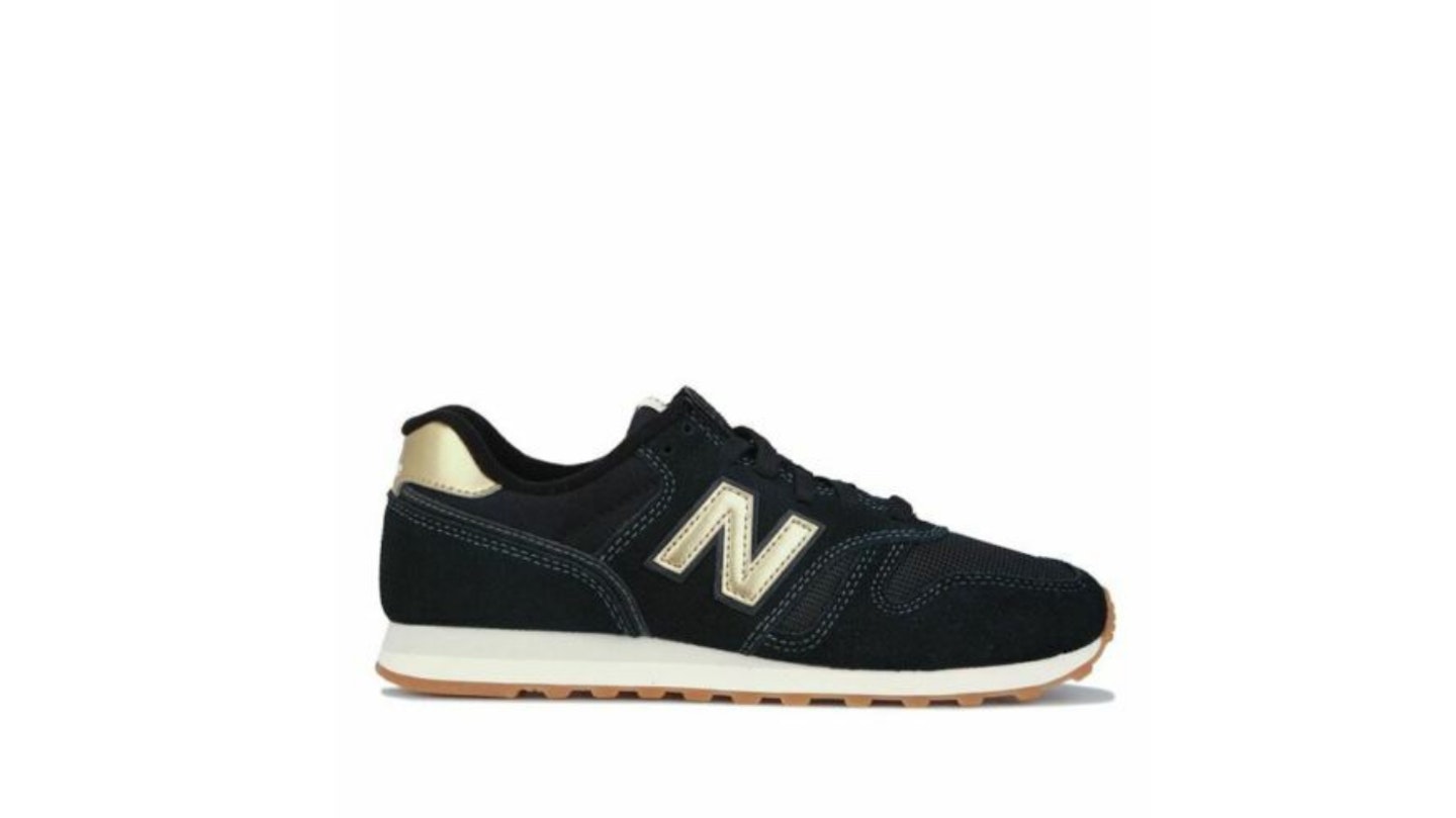 Women's New Balance 373 Lightweight Cushioned Trainers in Black