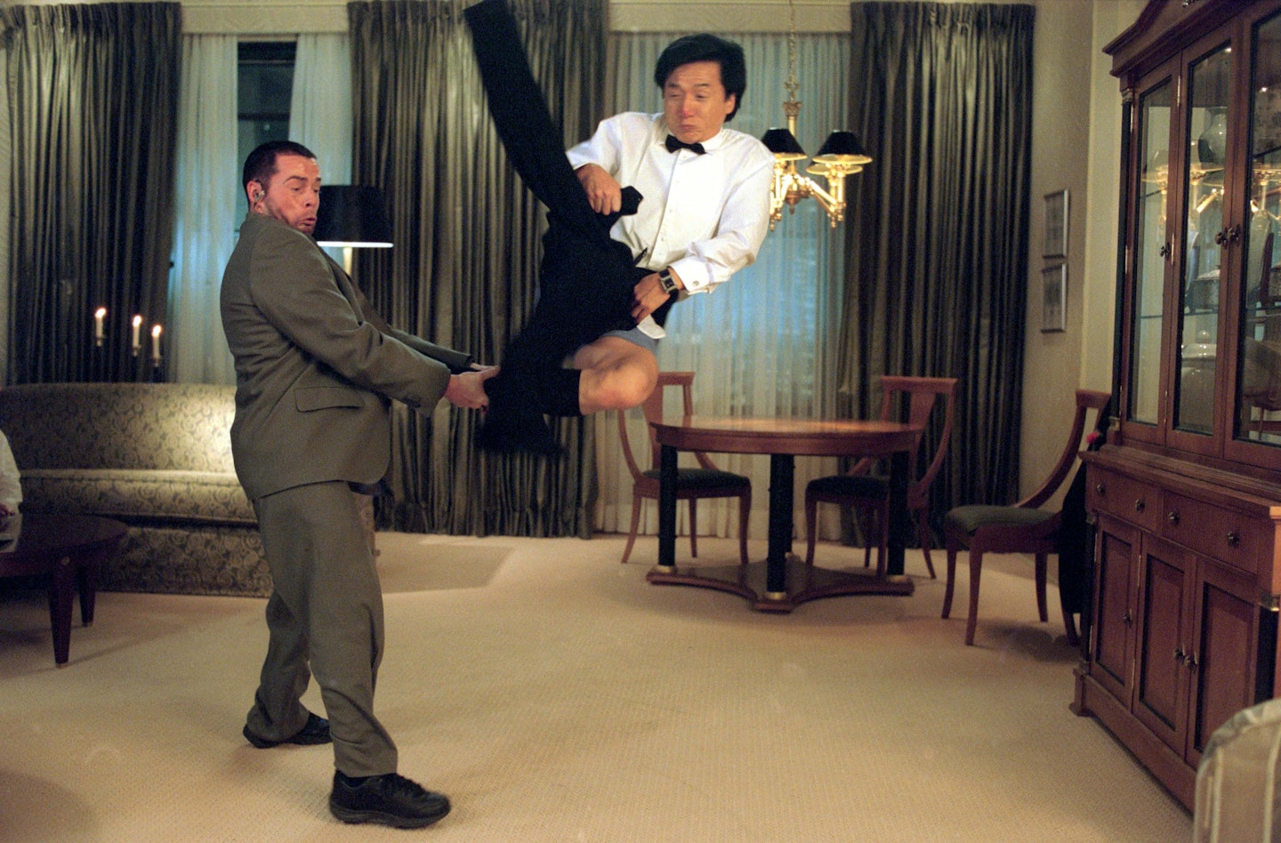 Brad Allan and Jackie Chan