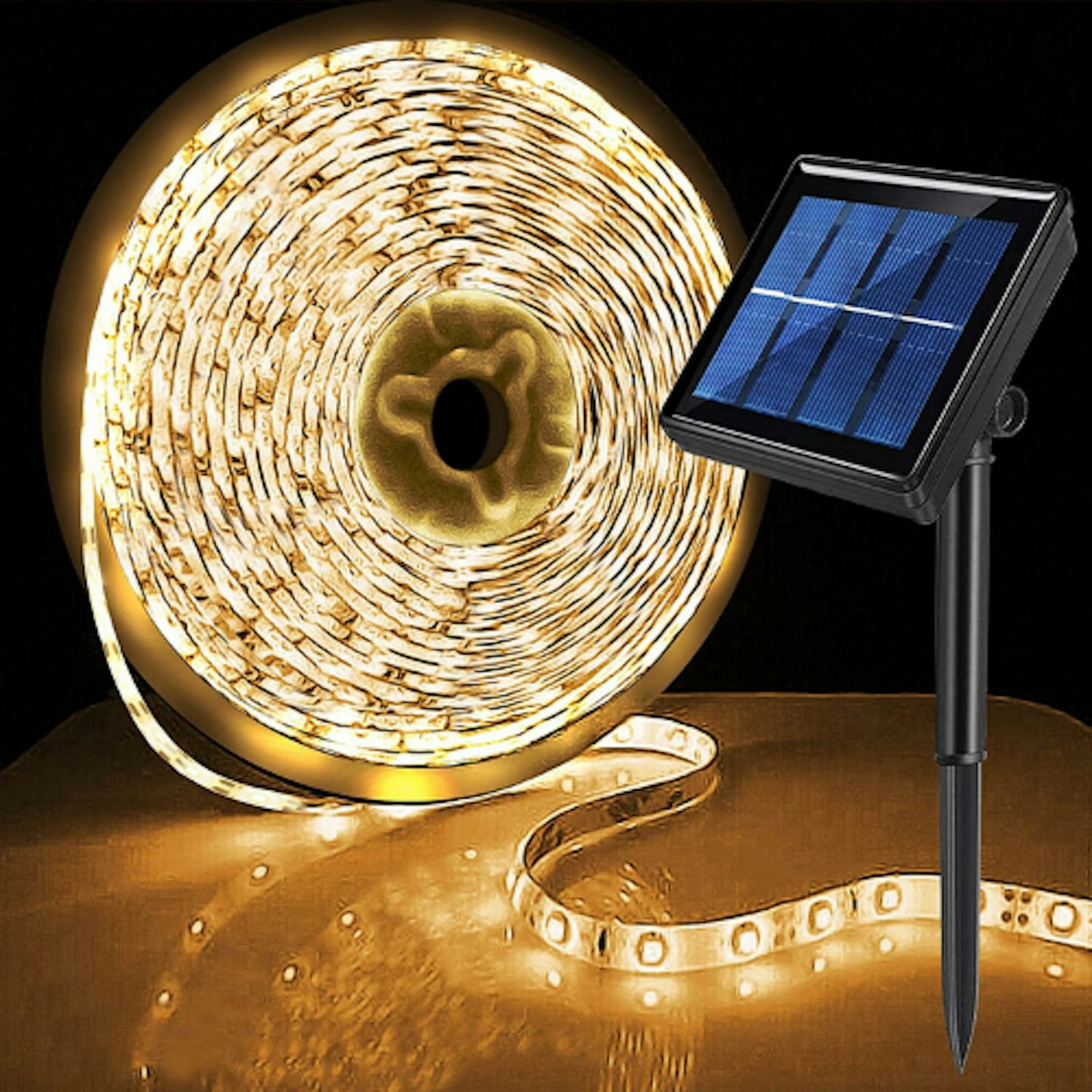 Abkshine 6M 180 LED Solar Powered LED Strip Lights
