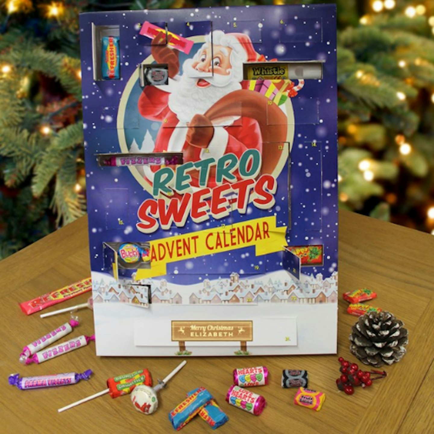 Personalised Advent Calendar - Retro Sweets