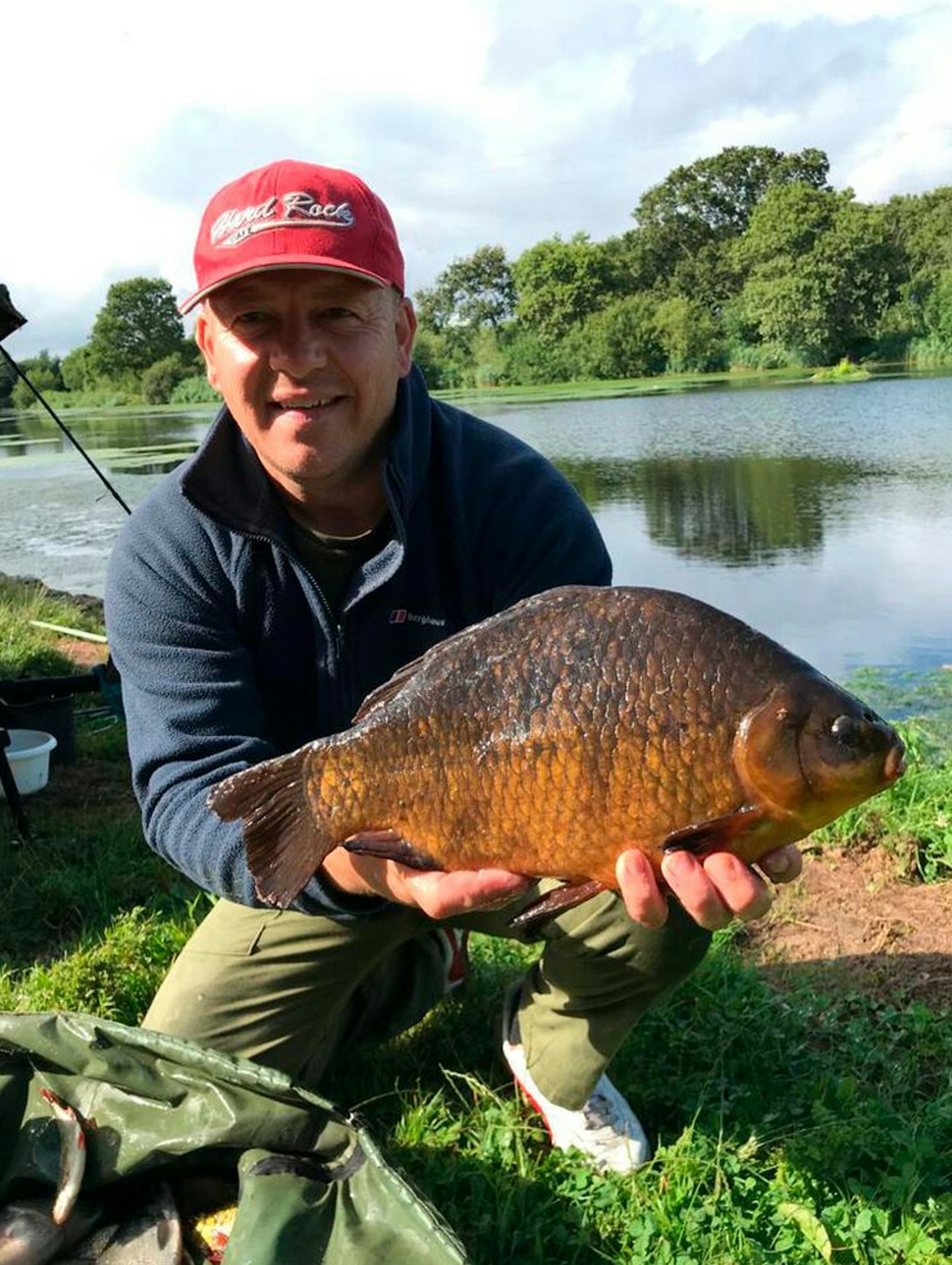 Jason Smith and his 4lb 4oz canal crucian