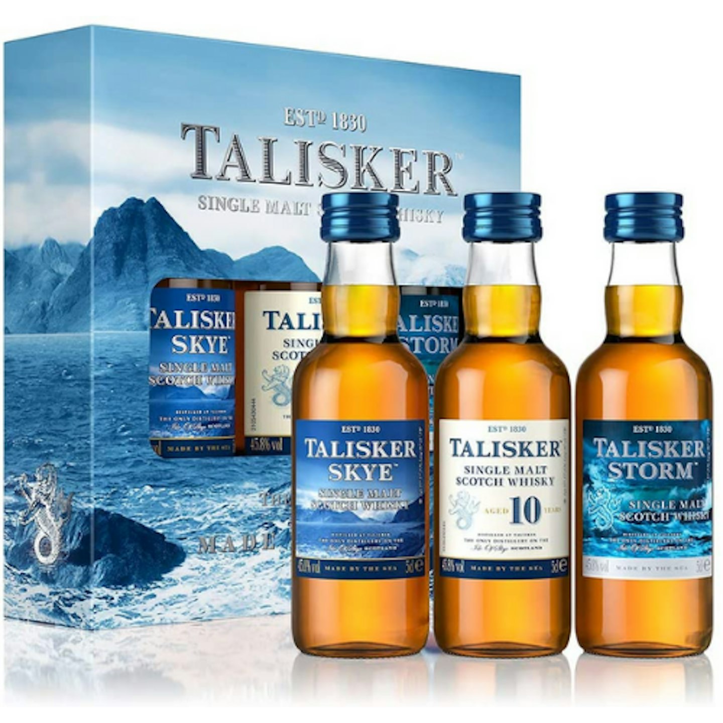 Talisker Single Malt Scotch Whisky, 3 x 5 cl Gift Pack