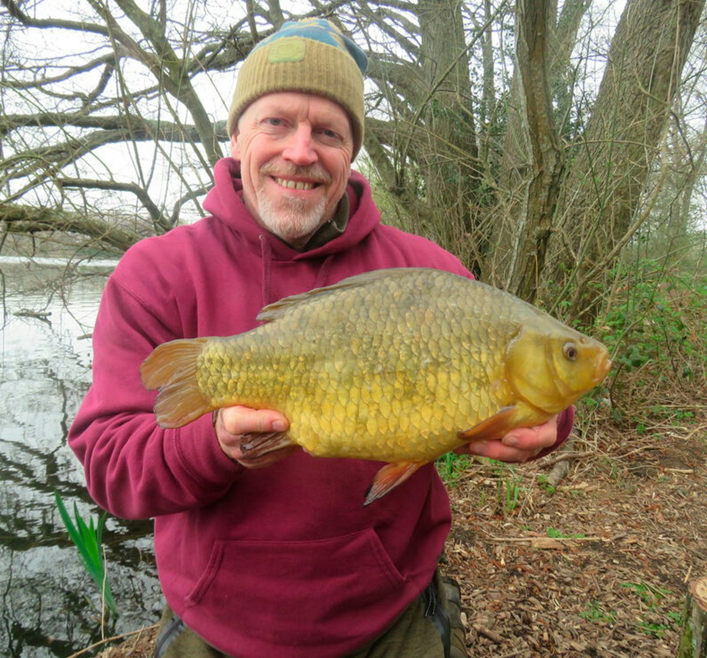 Julian Barnes banked his 4lb 12oz crucian back in April