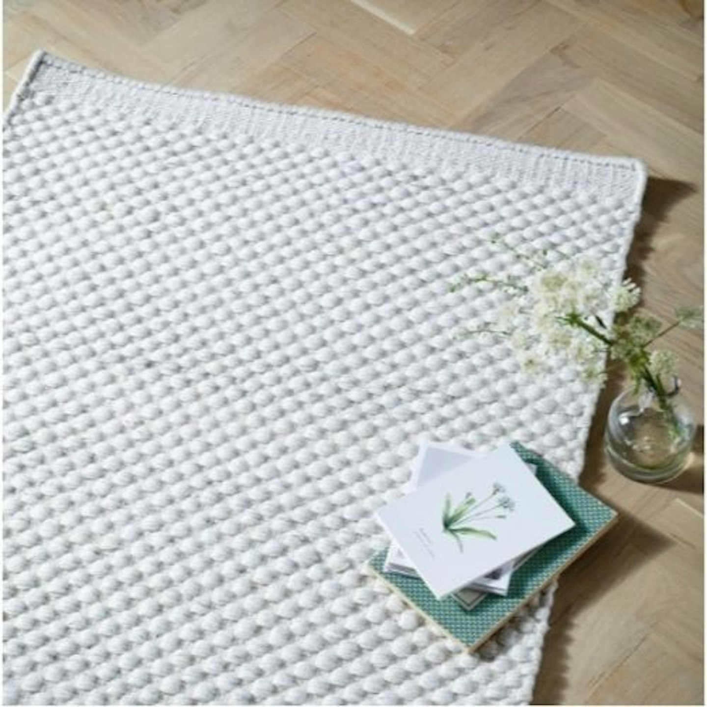 The White Company Brampton Large Ivory Rug