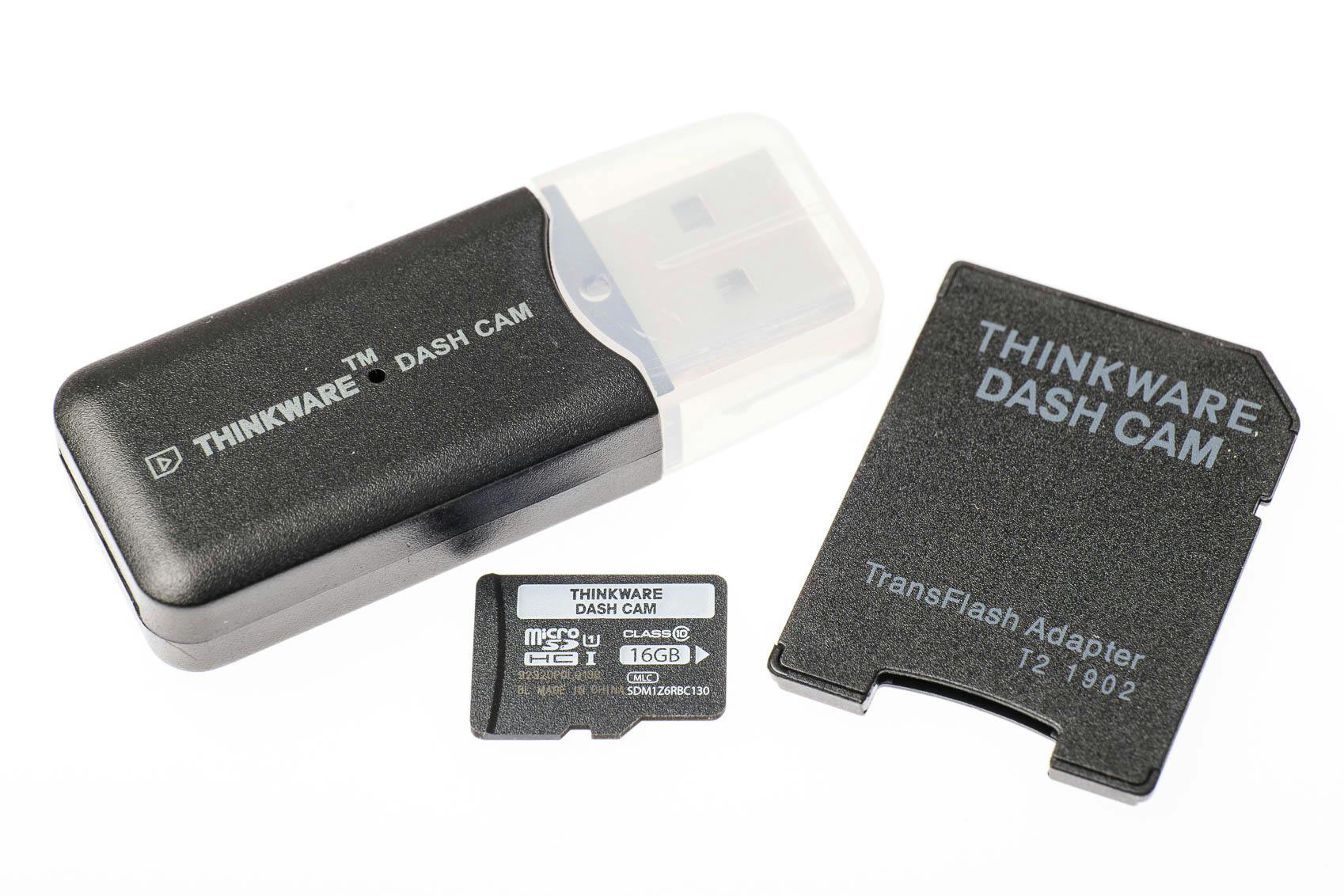 Thinkware Q800 pro dashcam storage