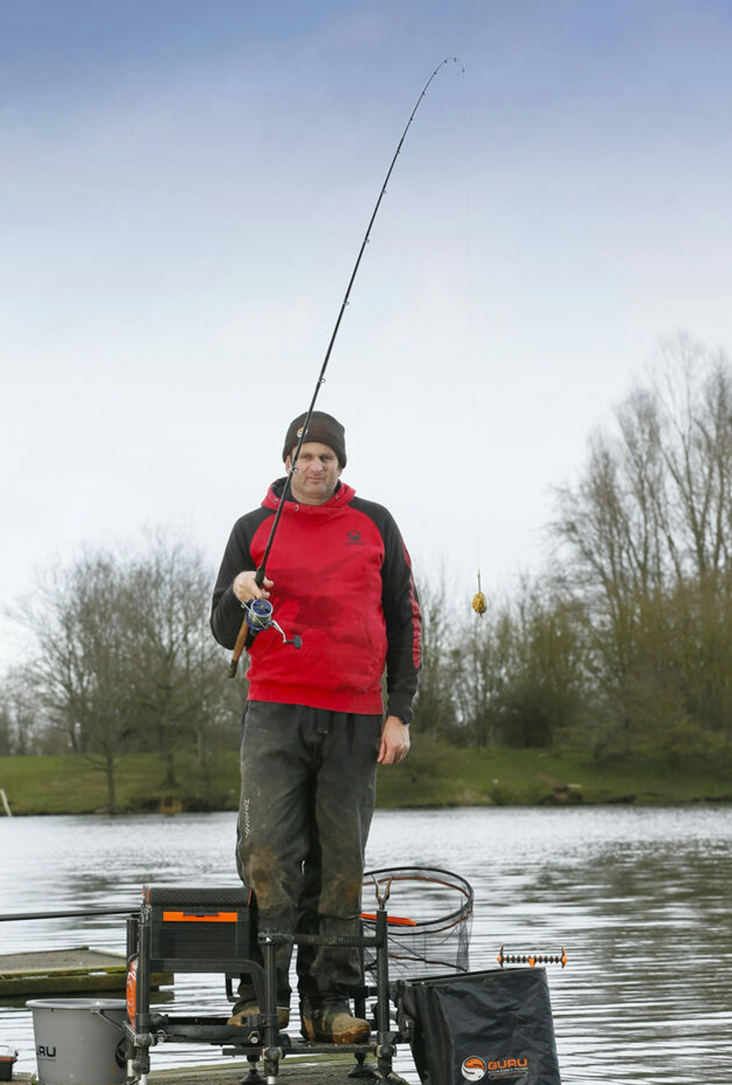  Have the feeder hanging between a third and halfway down the rod’s length to get the right control and power