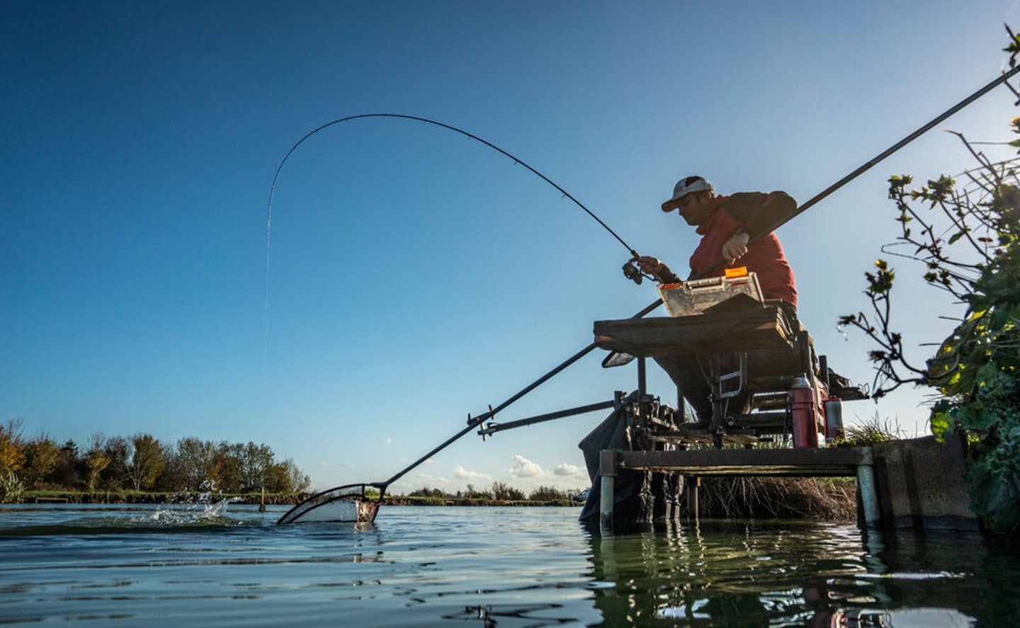Accurate casting will lead to more fish in the net