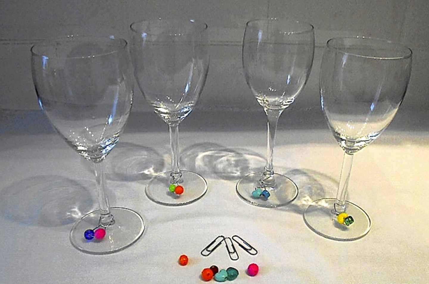 Homemade glass markers